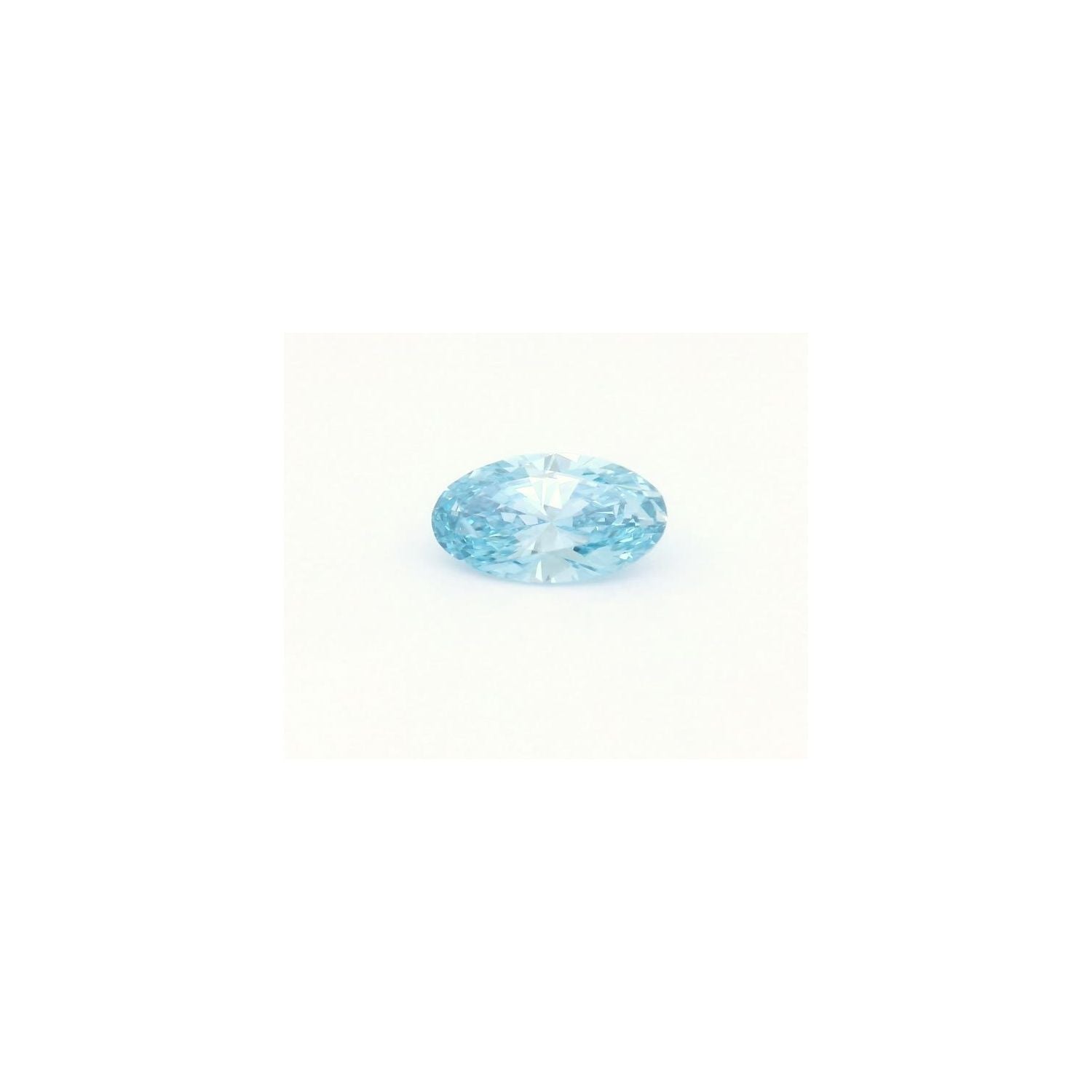 0.59 ct Oval Lab-Grown Diamond – Fa VVS2 – Faceted Cut – IGI Certified — Sapphire Row