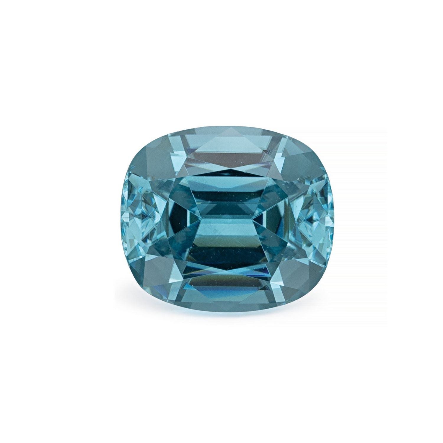 3.59 ct Antique Cushion Natural Natural Zircon Zircon – Faceted Cut – N/A Certified — Sapphire Row