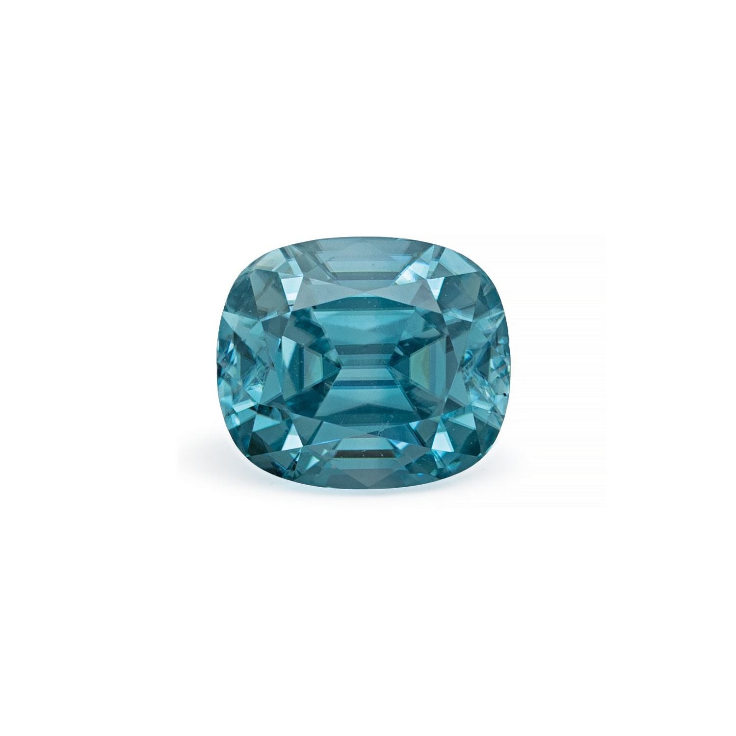 2.41 ct Antique Cushion Natural Natural Zircon Zircon – Faceted Cut – N/A Certified — Sapphire Row