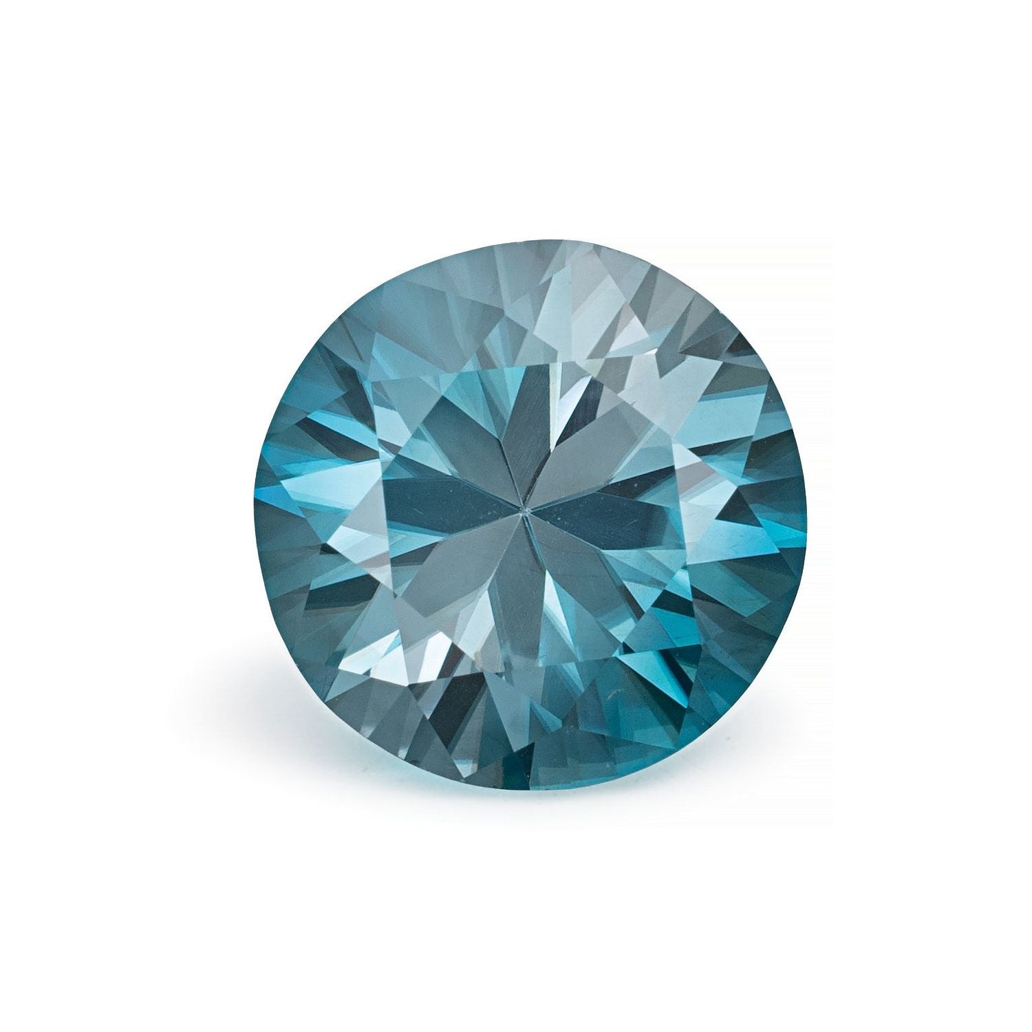 4.30 ct Round Natural Natural Zircon Zircon – Faceted Cut – N/A Certified — Sapphire Row