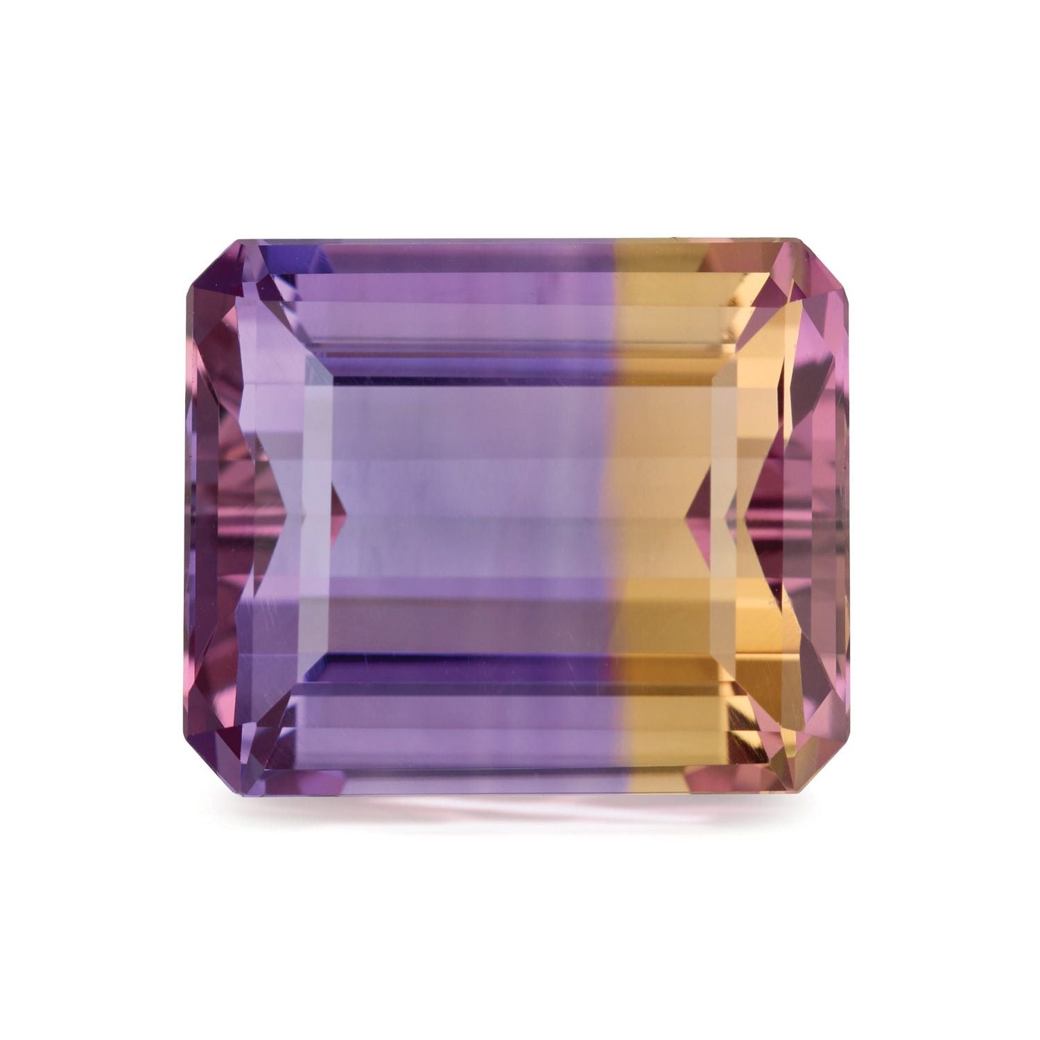 20.47 ct Emerald Natural Natural Ametrine Ametrine – Step-cut – N/A Certified — Sapphire Row