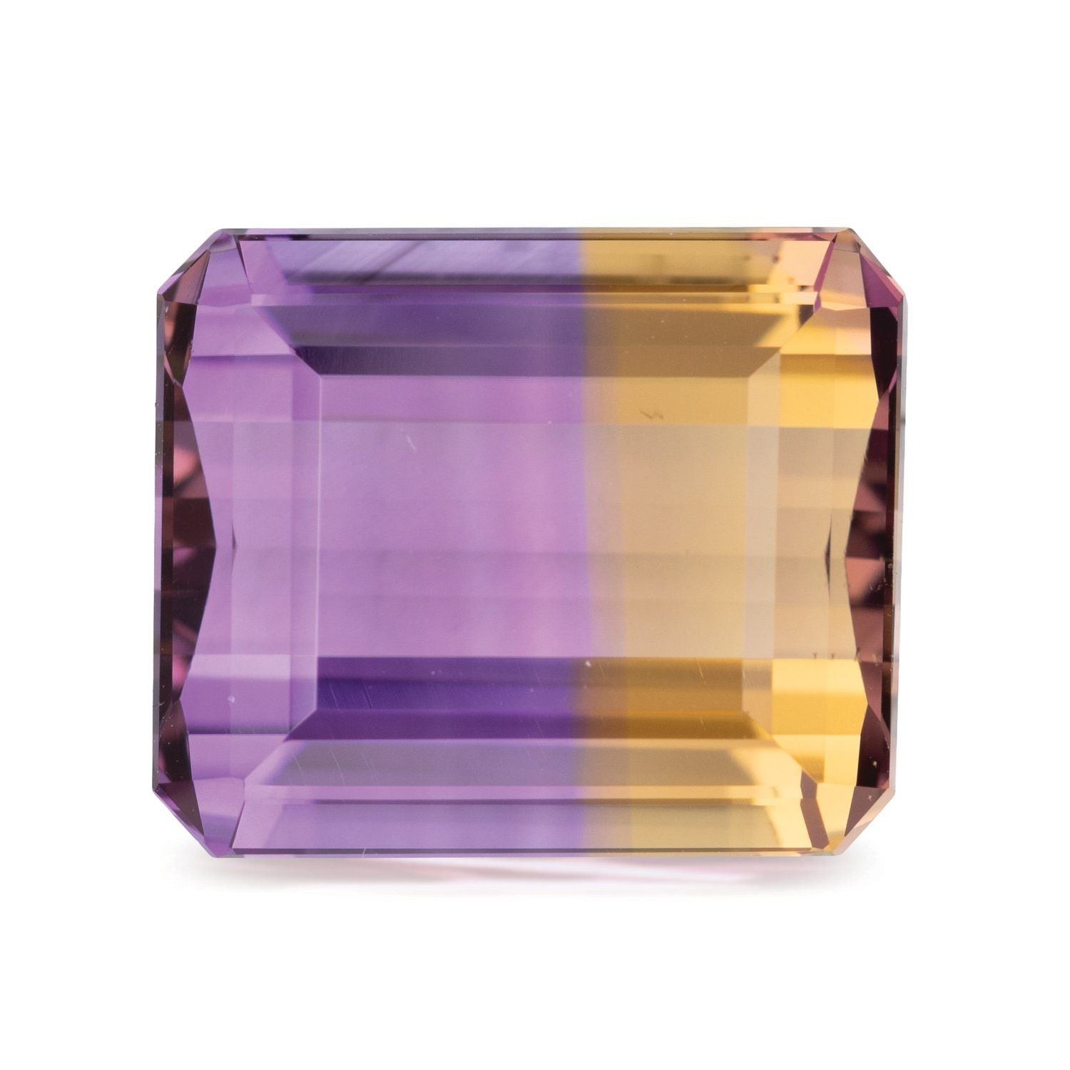22.66 ct Emerald Natural Natural Ametrine Ametrine – Step-cut – N/A Certified — Sapphire Row