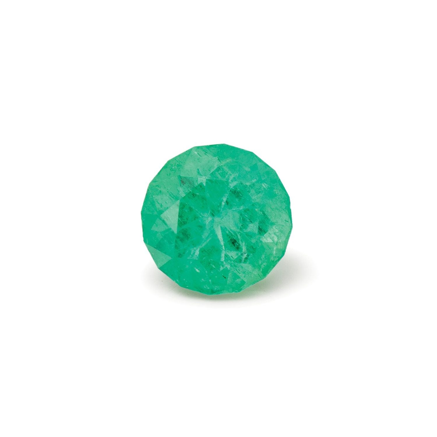 1.12 ct Round Natural Natural Emerald Emerald – Faceted Cut – N/A Certified — Sapphire Row