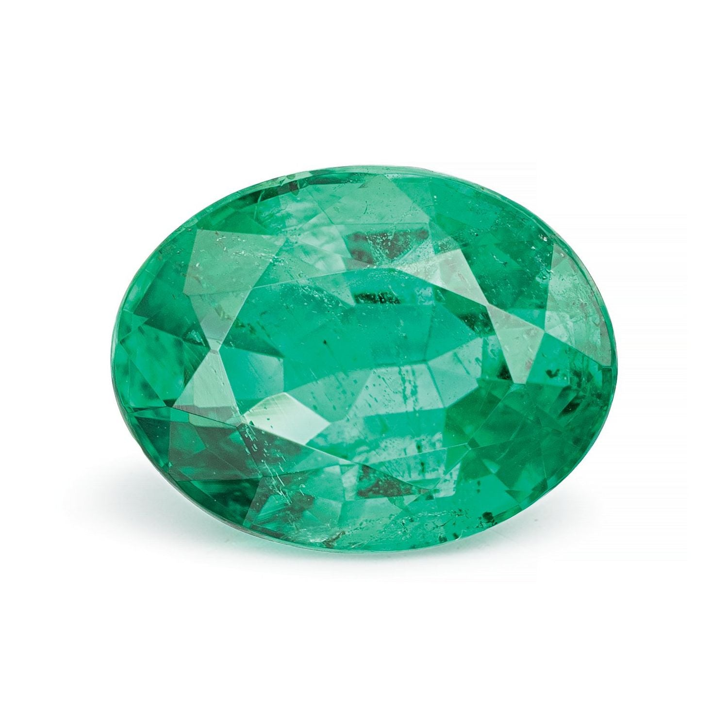 2.44 ct Oval Natural Natural Emerald Emerald – Faceted Cut – N/A Certified — Sapphire Row