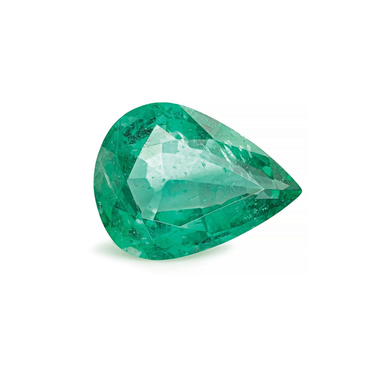 1.99 ct Pear Natural Natural Emerald Emerald – Faceted Cut – N/A Certified — Sapphire Row