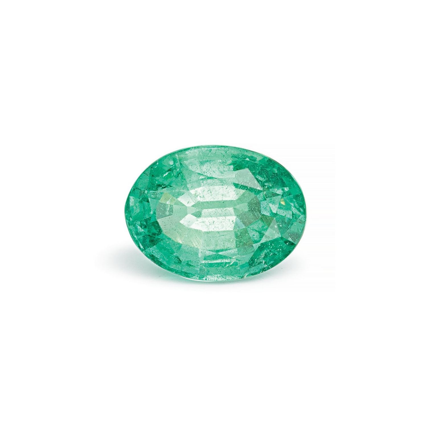 1.47 ct Oval Natural Natural Emerald Emerald – Faceted Cut – N/A Certified — Sapphire Row