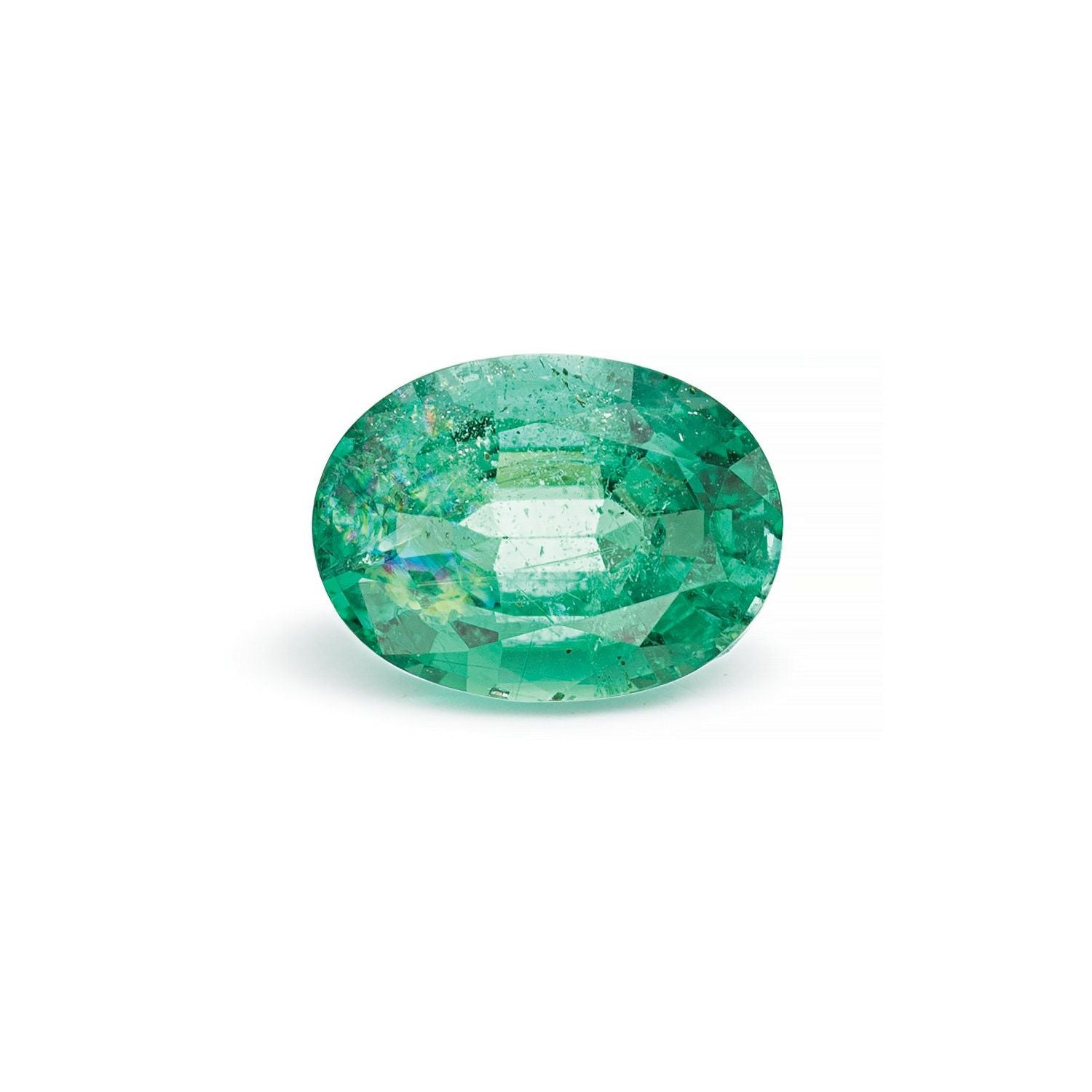 1.26 ct Oval Natural Natural Emerald Emerald – Faceted Cut – N/A Certified — Sapphire Row