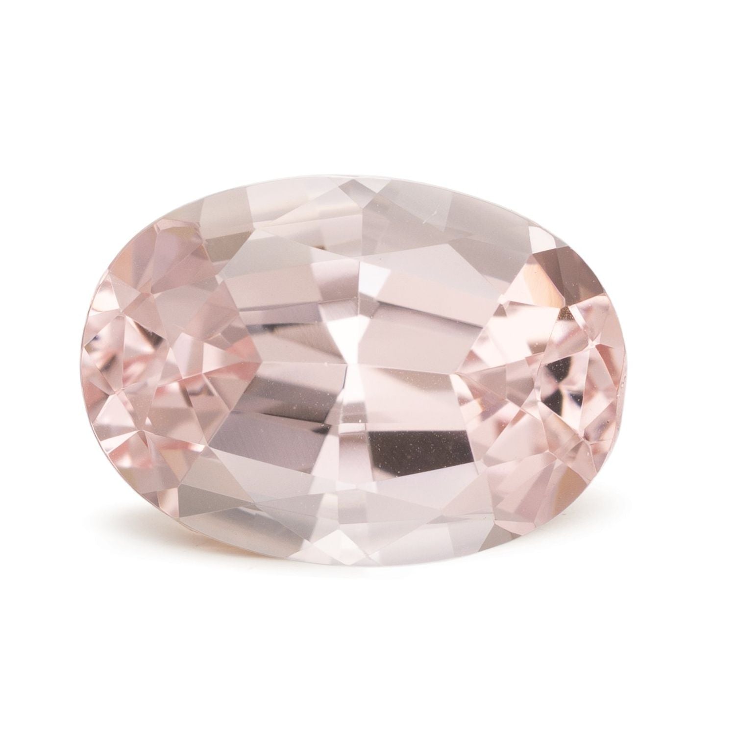 5.52 ct Oval Natural Natural Morganite Morganite – Faceted Cut – N/A Certified — Sapphire Row