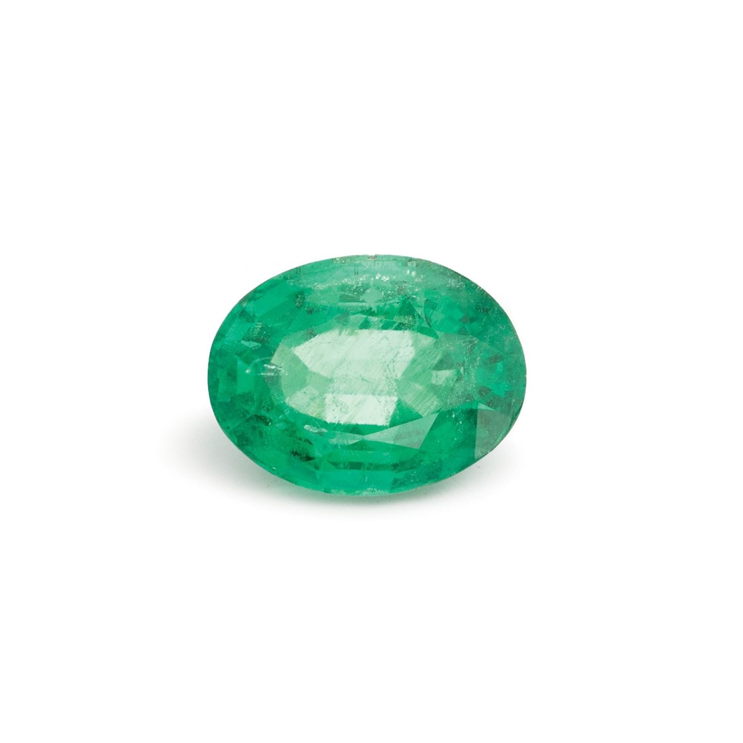 1.36 ct Oval Natural Natural Emerald Emerald – Faceted Cut – N/A Certified — Sapphire Row
