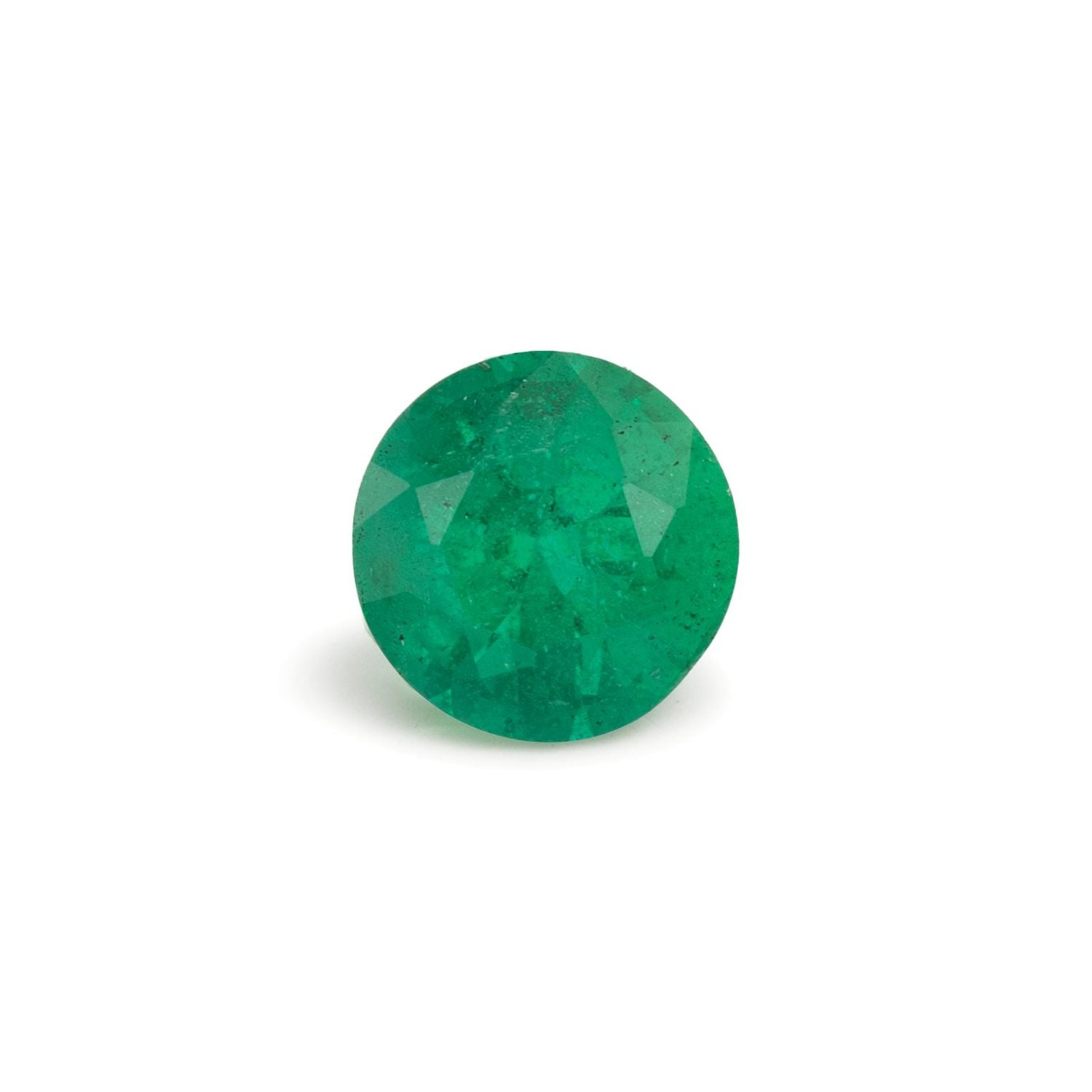1.16 ct Round Natural Natural Emerald Emerald – Faceted Cut – N/A Certified — Sapphire Row