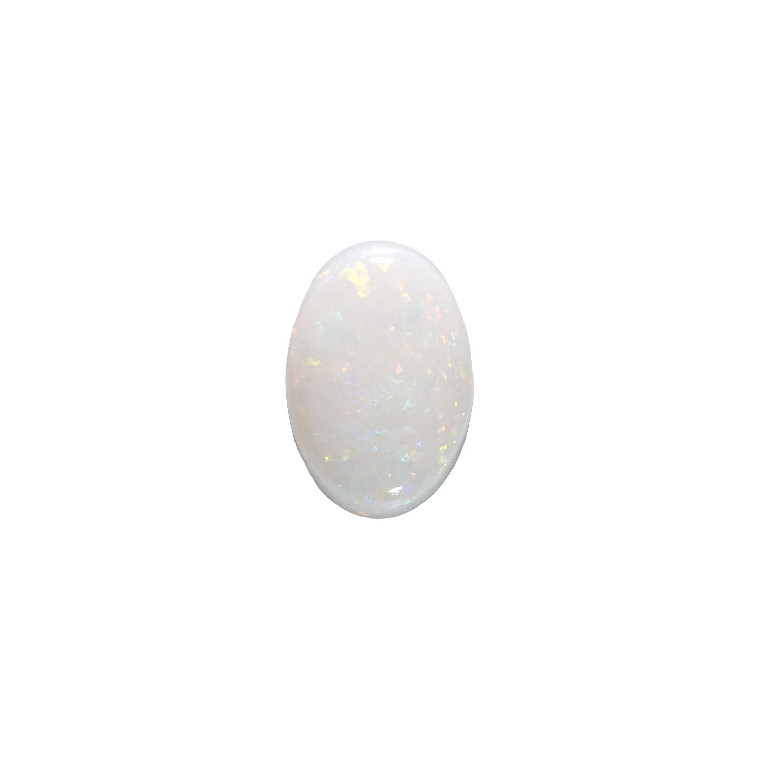 9x7 mm Oval Natural White Opal – Cabochon Cut – A Quality — Sapphire Row