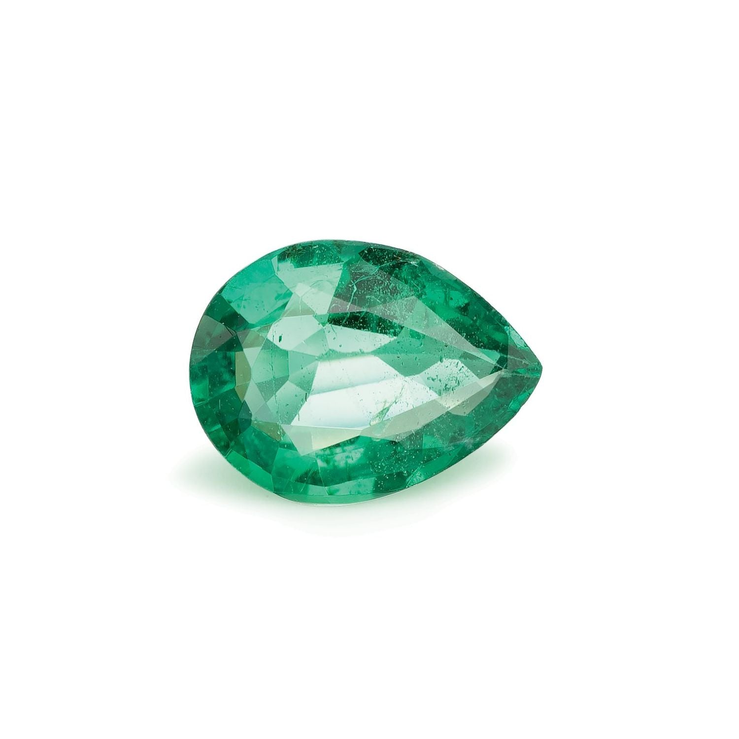 1.24 ct Pear Natural Natural Emerald Emerald – Faceted Cut – N/A Certified — Sapphire Row