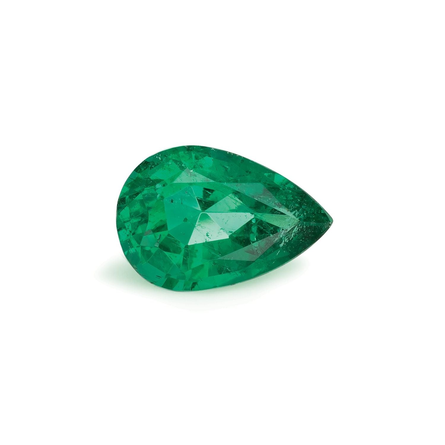 1.24 ct Pear Natural Natural Emerald Emerald – Faceted Cut – N/A Certified — Sapphire Row