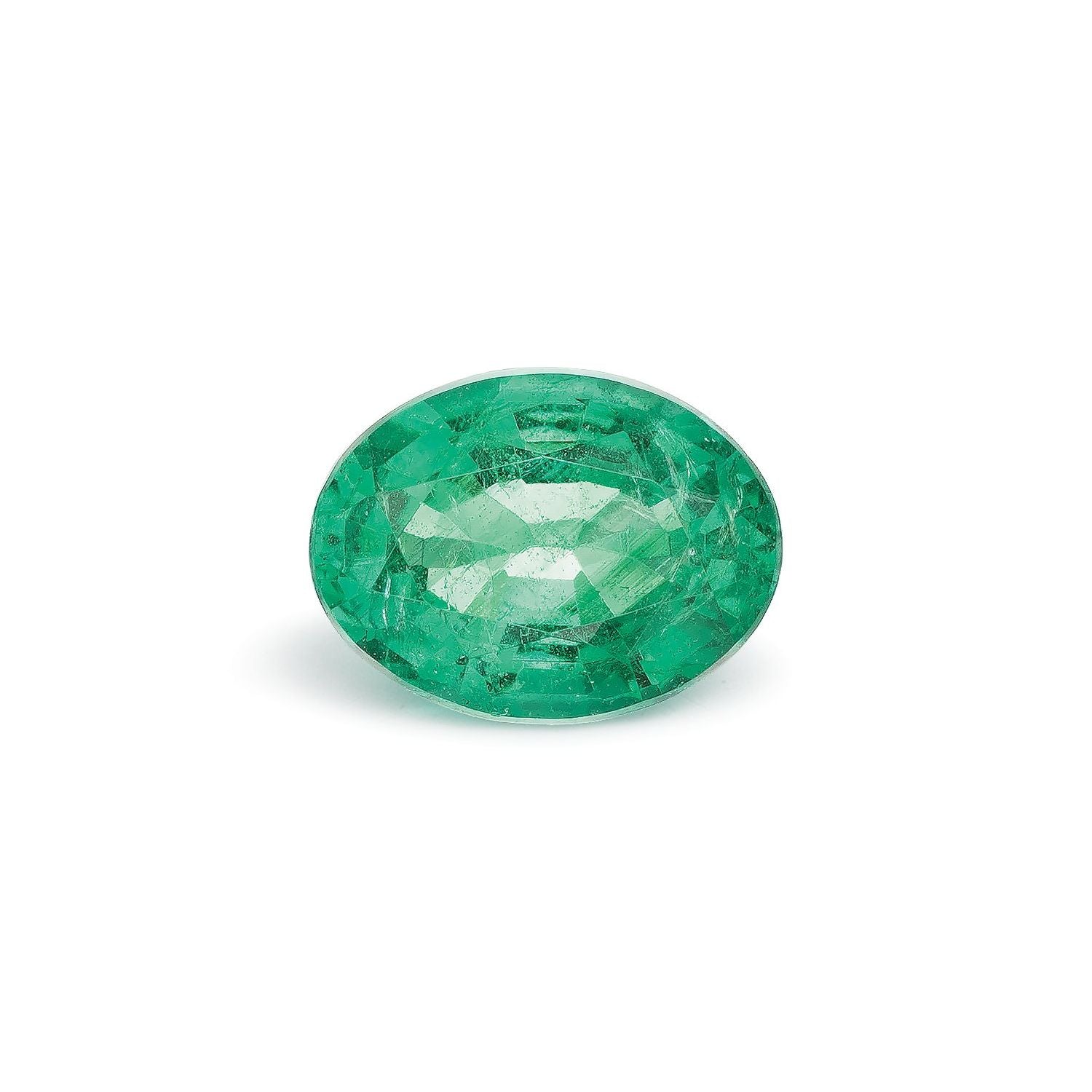 1.17 ct Oval Natural Natural Emerald Emerald – Faceted Cut – N/A Certified — Sapphire Row