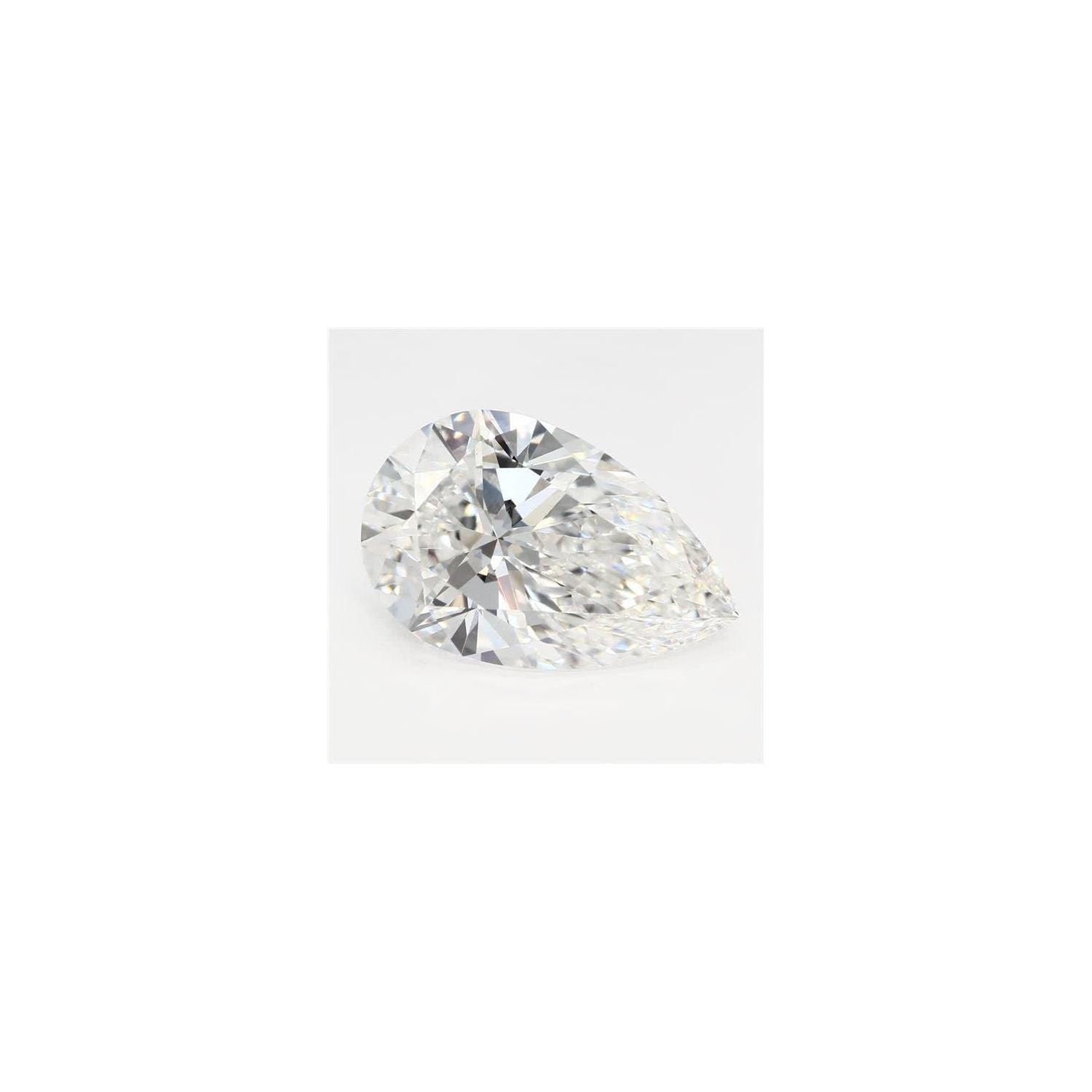 3.07 ct Pear Lab-Grown Diamond – F VS1 – Faceted Cut – GCAL Certified — Sapphire Row