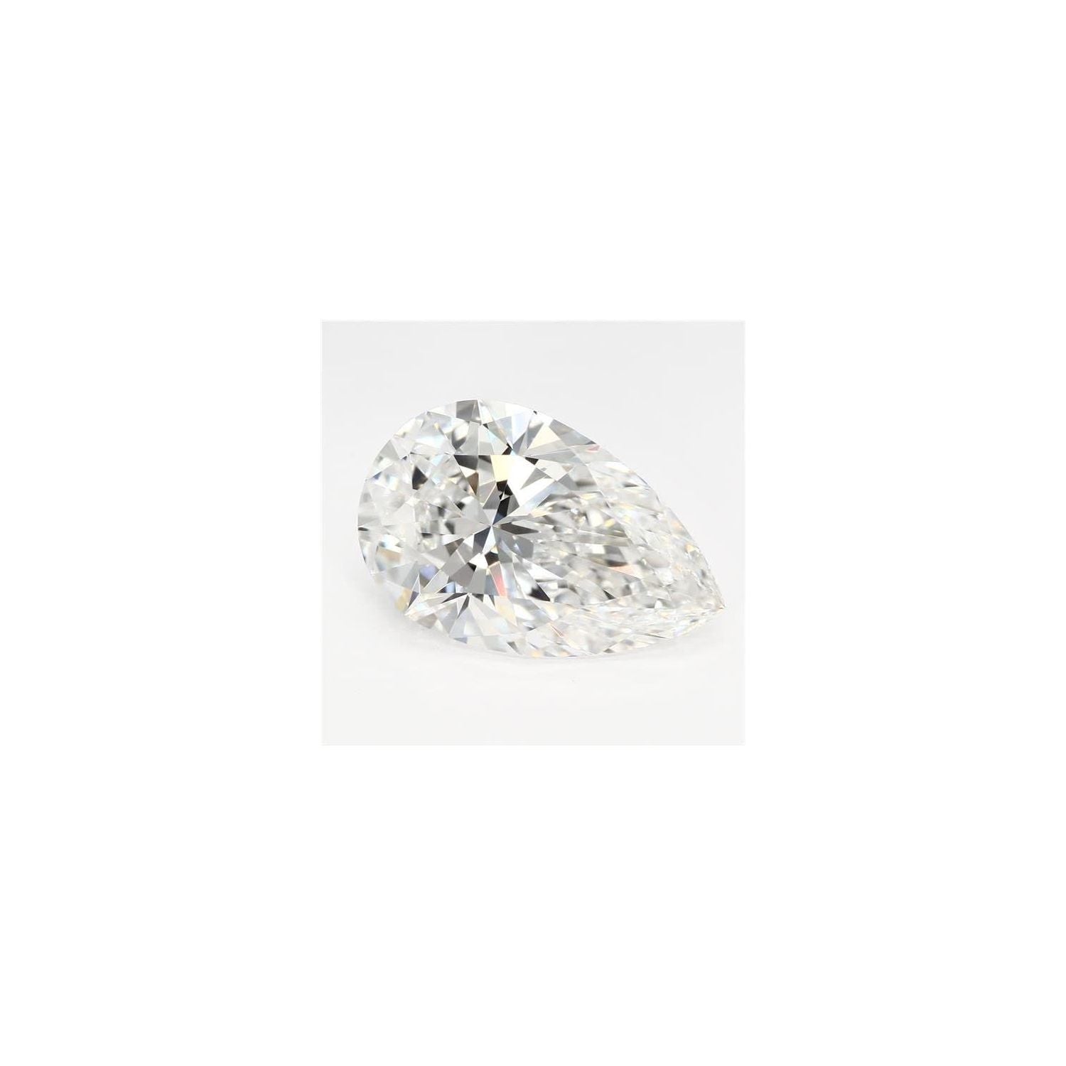3.20 ct Pear Lab-Grown Diamond – F VVS2 – Faceted Cut – GCAL Certified — Sapphire Row