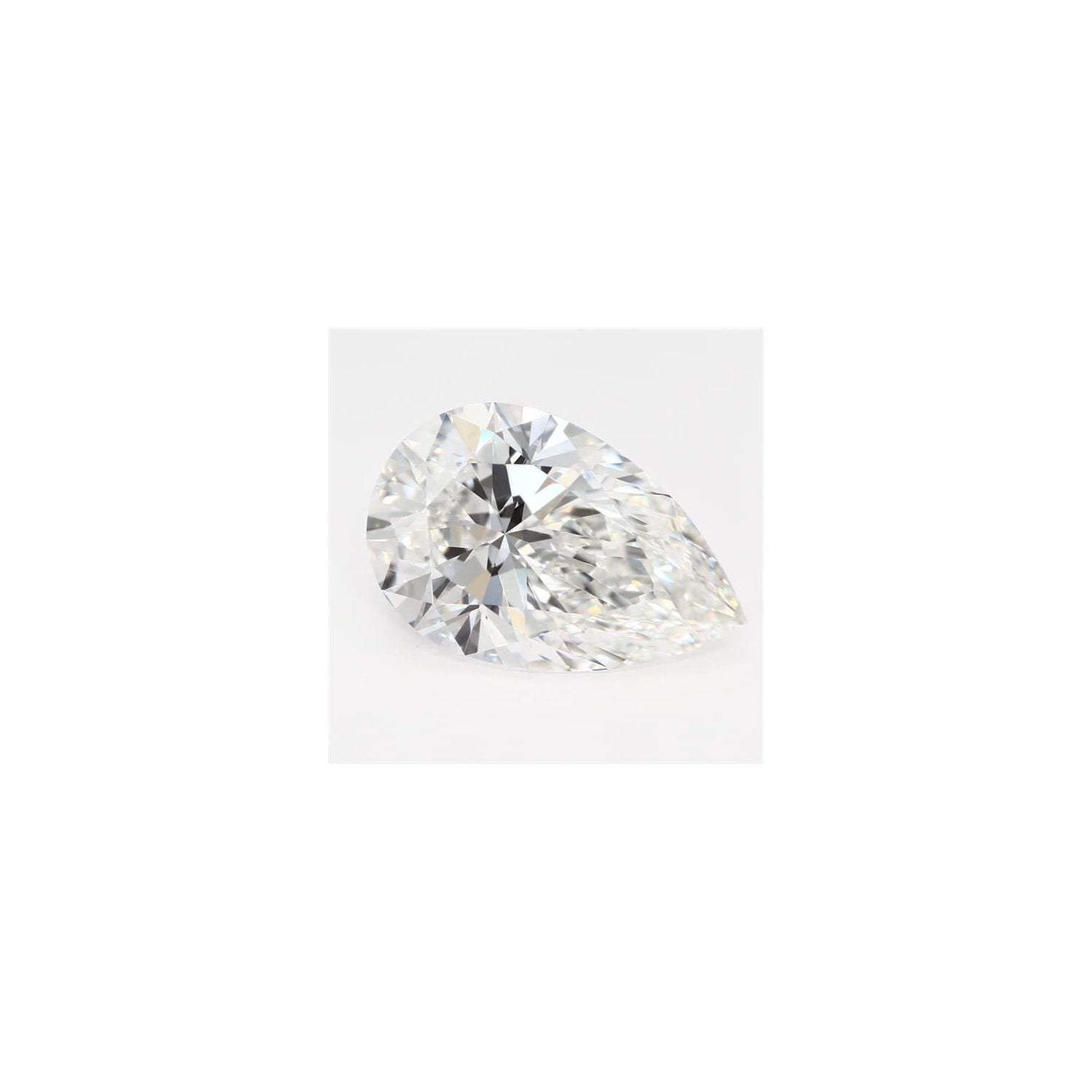 3.14 ct Pear Lab-Grown Diamond – F VVS2 – Faceted Cut – GCAL Certified — Sapphire Row