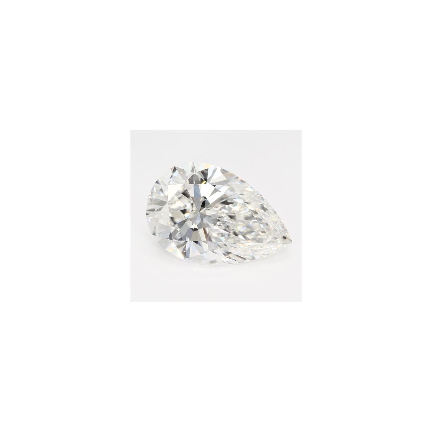 3.32 ct Pear Lab-Grown Diamond – H VS1 – Faceted Cut – GCAL Certified — Sapphire Row