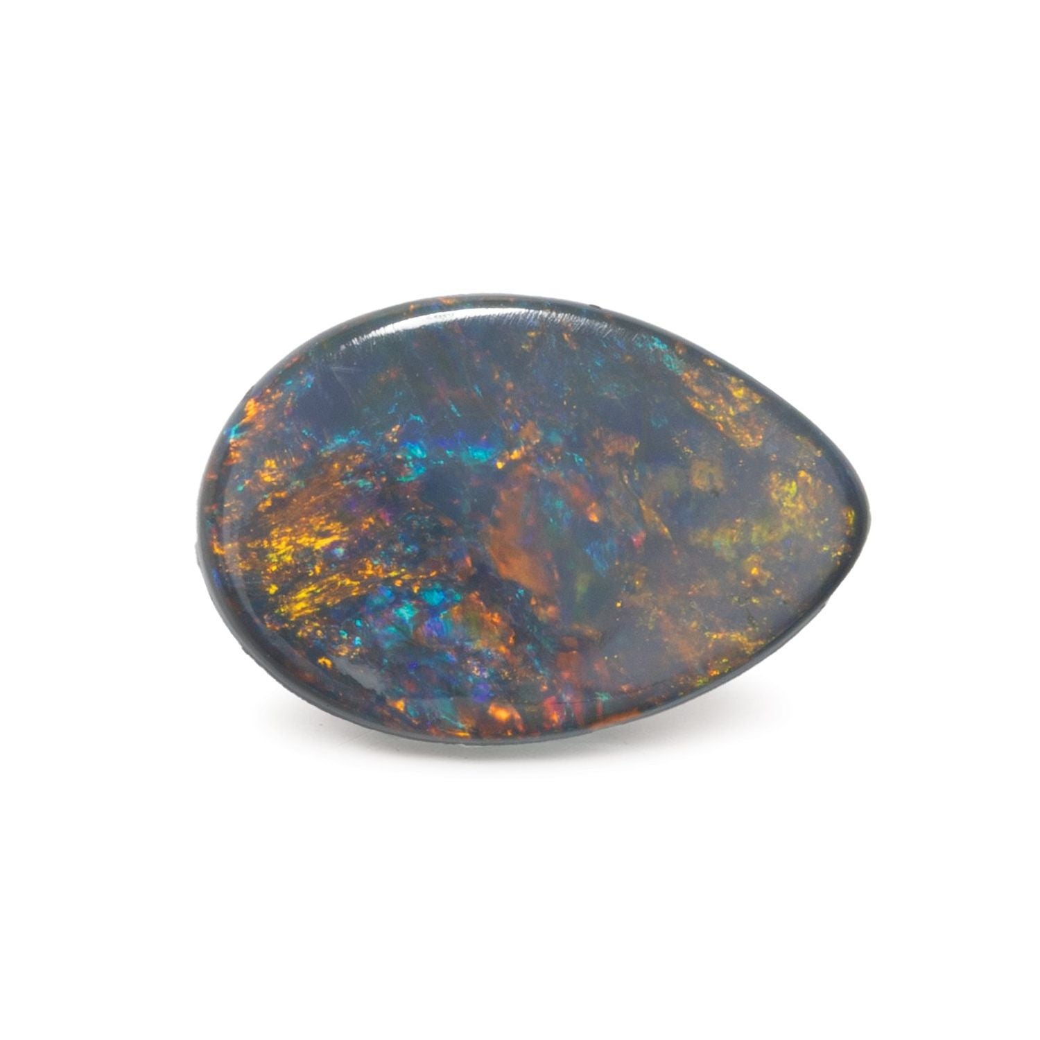 0.70 ct Pear Natural Natural Opal Opal – Cabochon Cut – N/A Certified — Sapphire Row