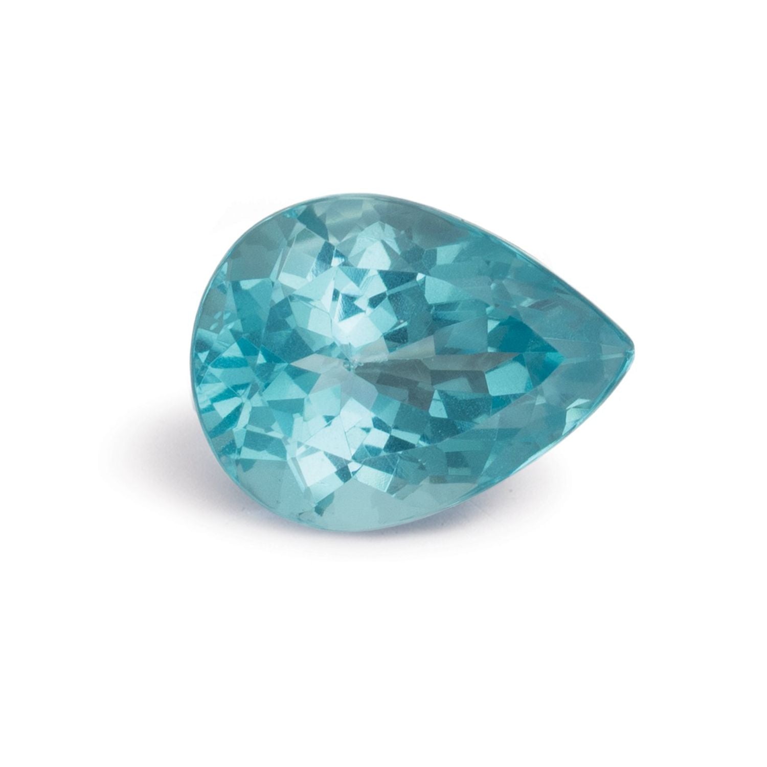 2.88 ct Pear Natural Natural Apatite Apatite – Faceted Cut – N/A Certified — Sapphire Row