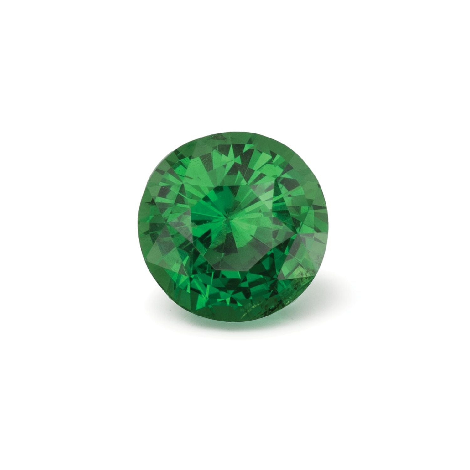 2.13 ct Round Natural Natural Tsavorite Garnet Tsavorite Garnet – Faceted Cut – N/A Certified — Sapphire Row
