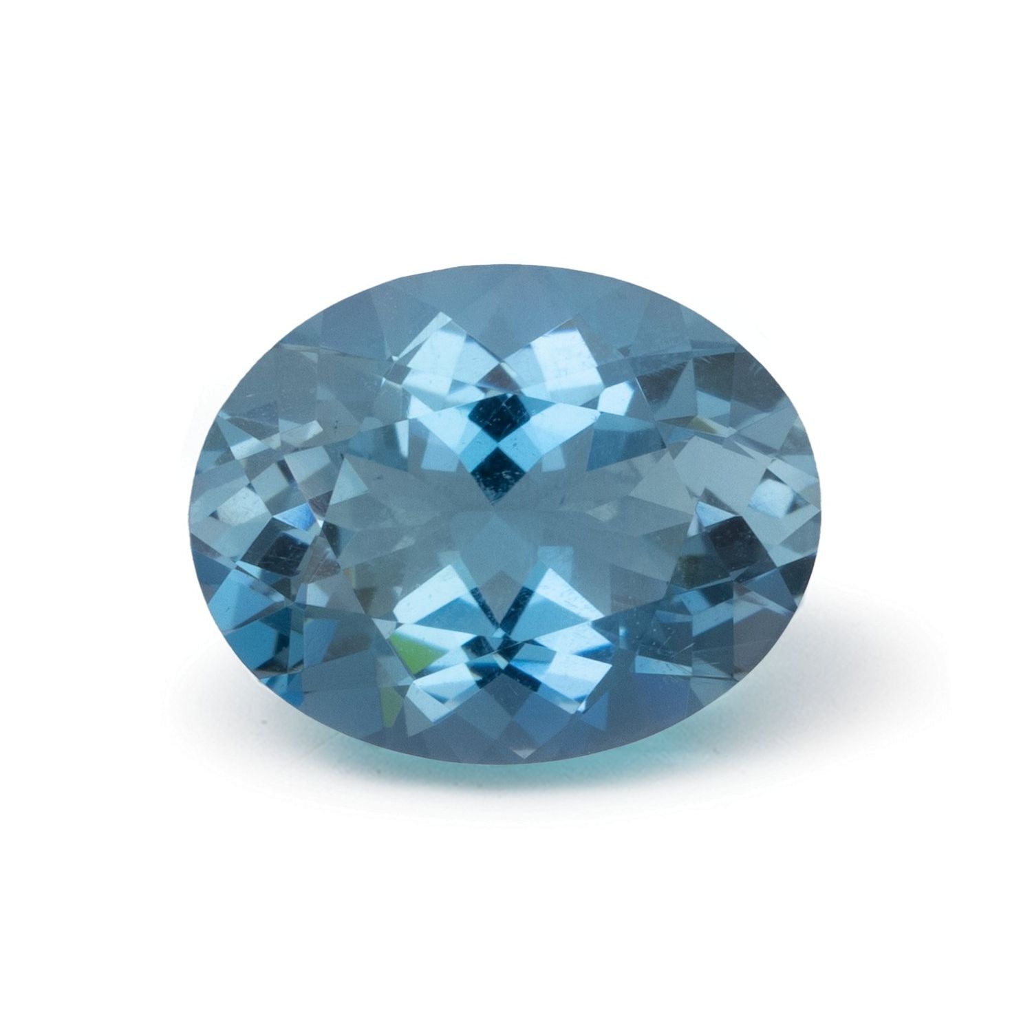 2.72 ct Oval Natural Natural Aquamarine Aquamarine – Faceted Cut – N/A Certified — Sapphire Row