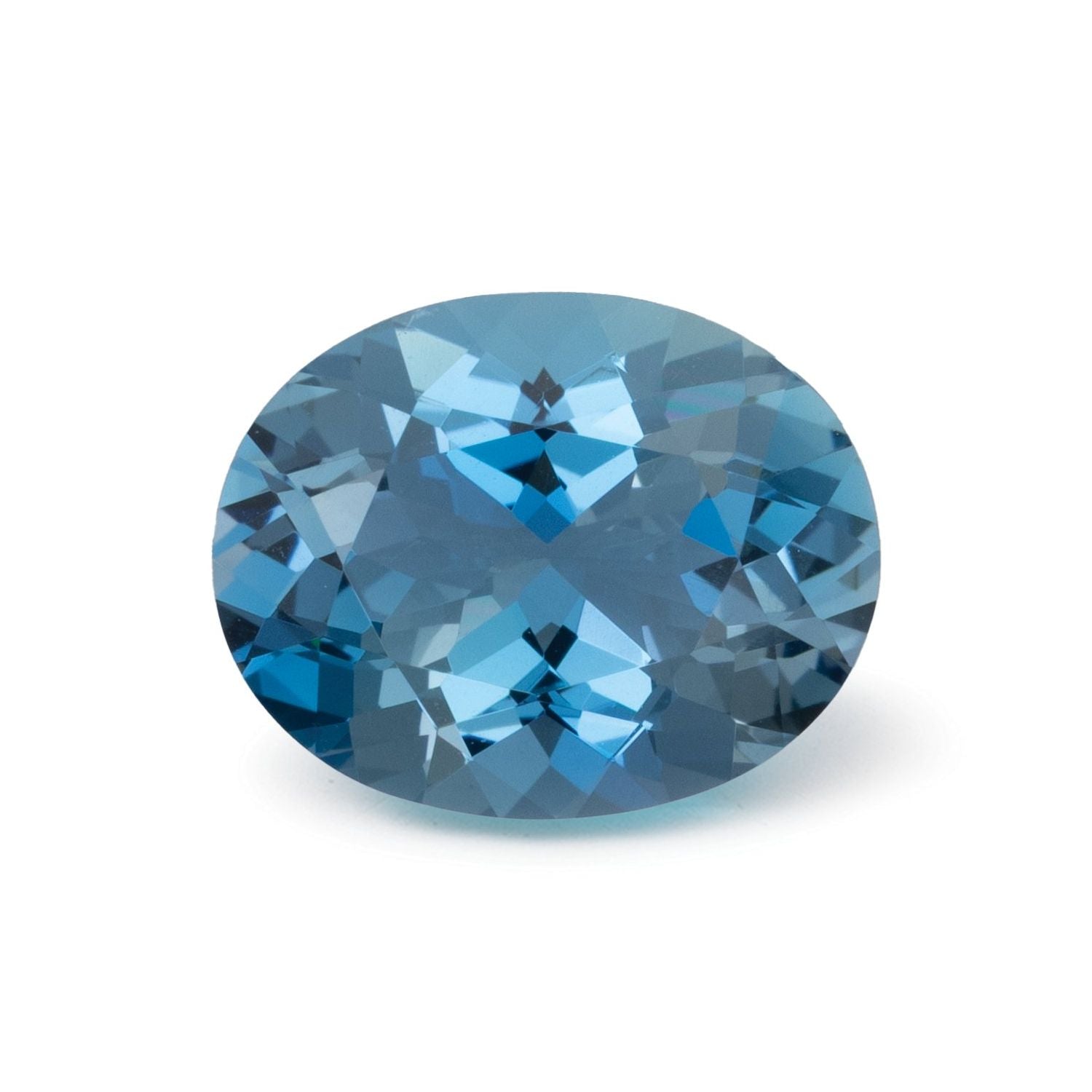 2.77 ct Oval Natural Natural Aquamarine Aquamarine – Faceted Cut – N/A Certified — Sapphire Row