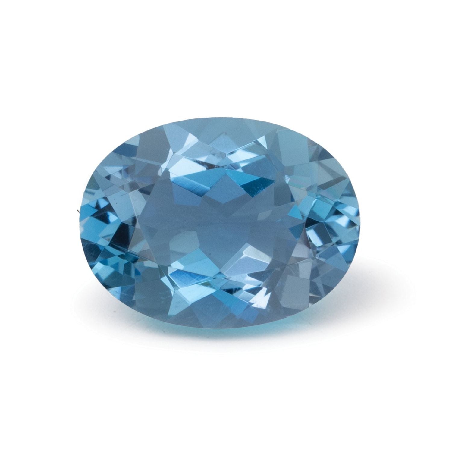 2.63 ct Oval Natural Natural Aquamarine Aquamarine – Faceted Cut – N/A Certified — Sapphire Row