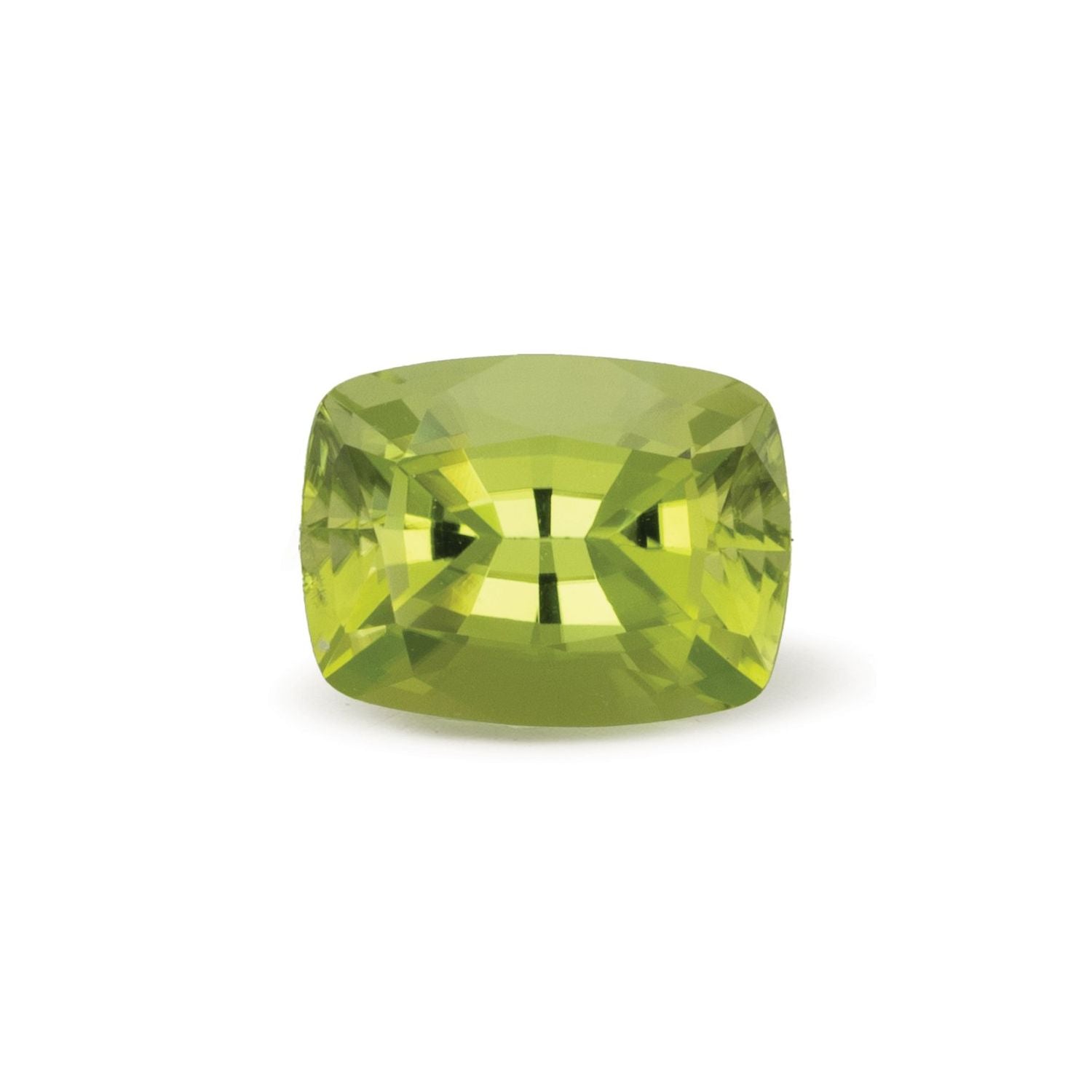 1.87 ct Antique Cushion Natural Natural Peridot Peridot – Faceted Cut – N/A Certified — Sapphire Row