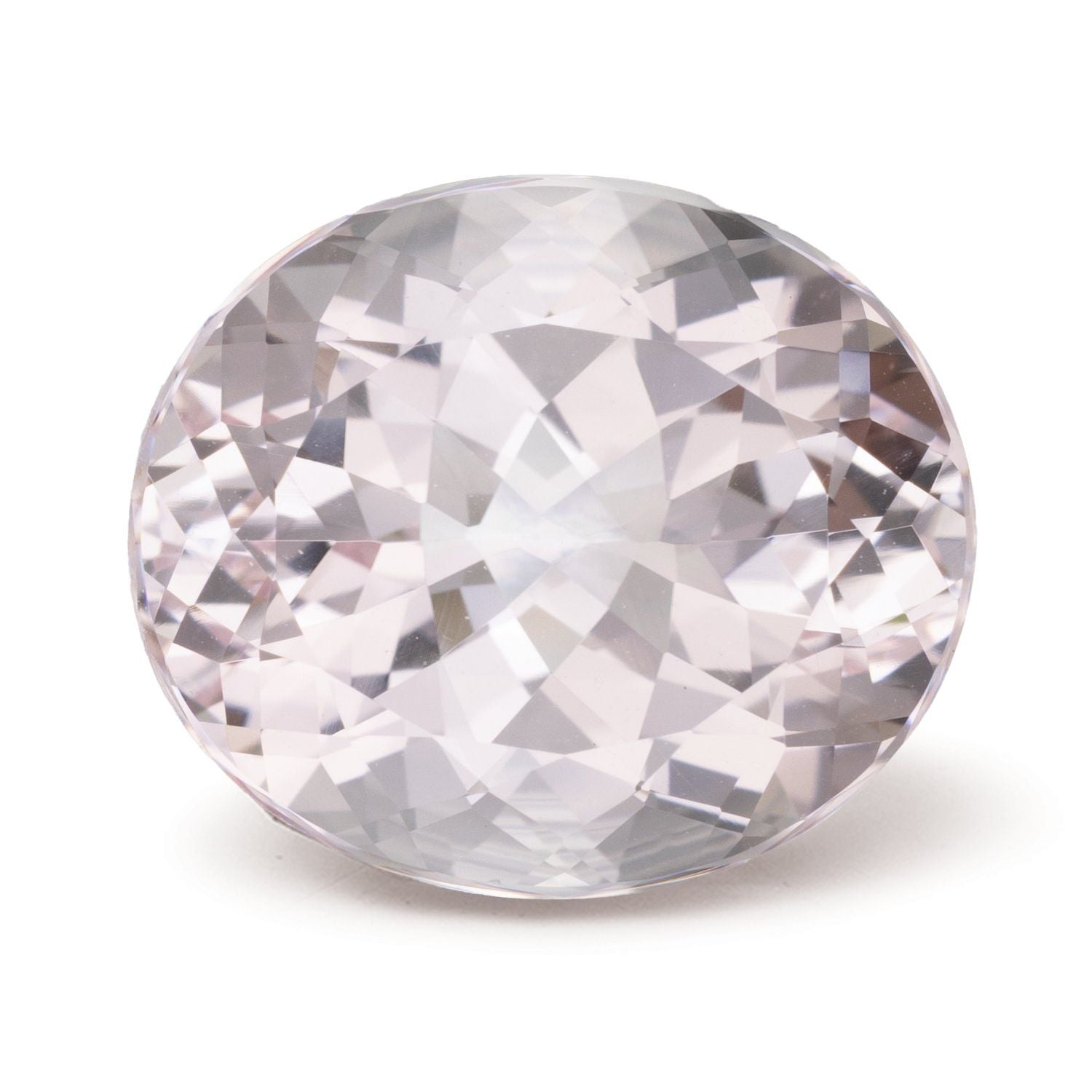 12.06 ct Oval Natural Natural Morganite Morganite – Faceted Cut – N/A Certified — Sapphire Row