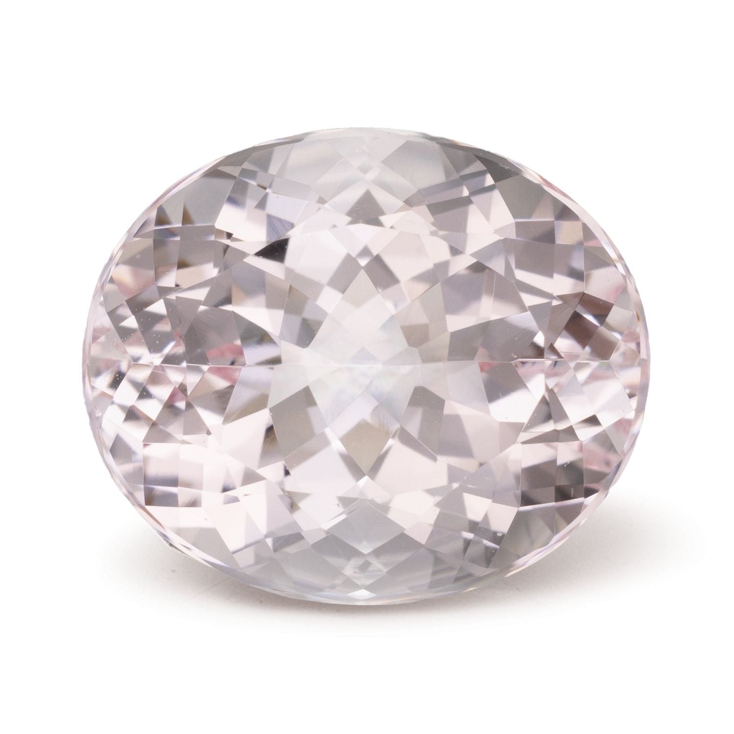 11.95 ct Oval Natural Natural Morganite Morganite – Faceted Cut – N/A Certified — Sapphire Row
