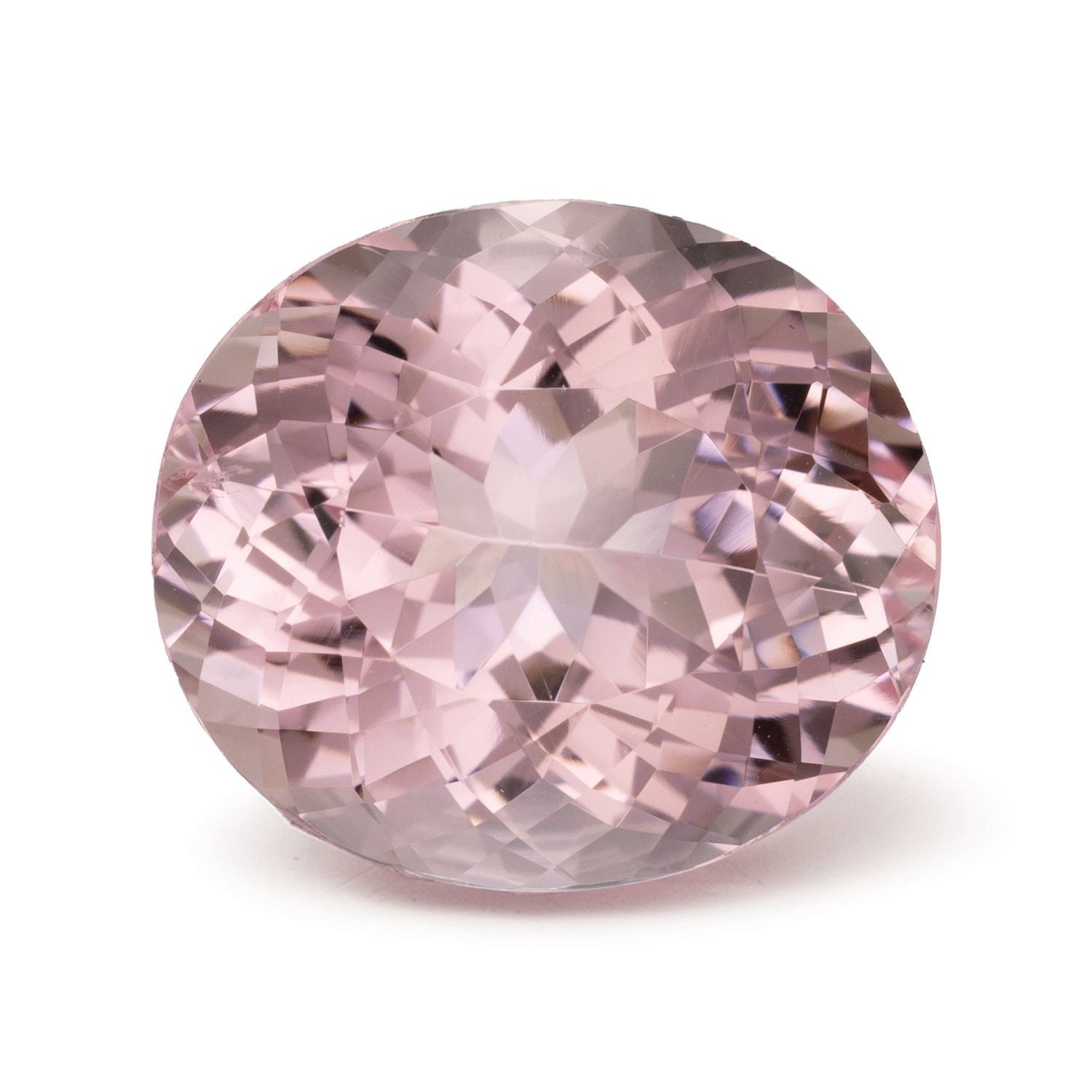 11.65 ct Oval Natural Natural Morganite Morganite – Faceted Cut – N/A Certified — Sapphire Row