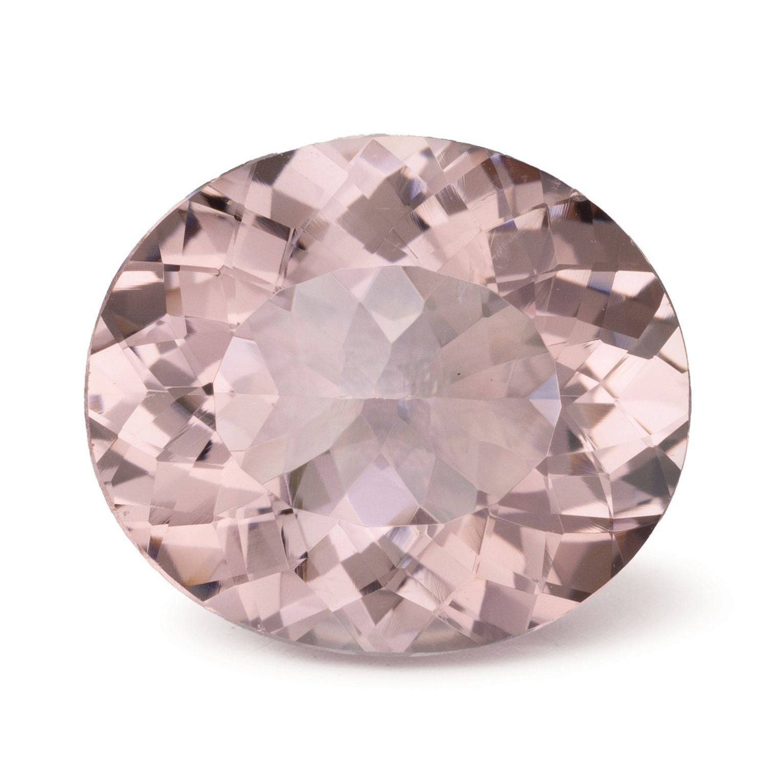 8.38 ct Oval Natural Natural Morganite Morganite – Faceted Cut – N/A Certified — Sapphire Row