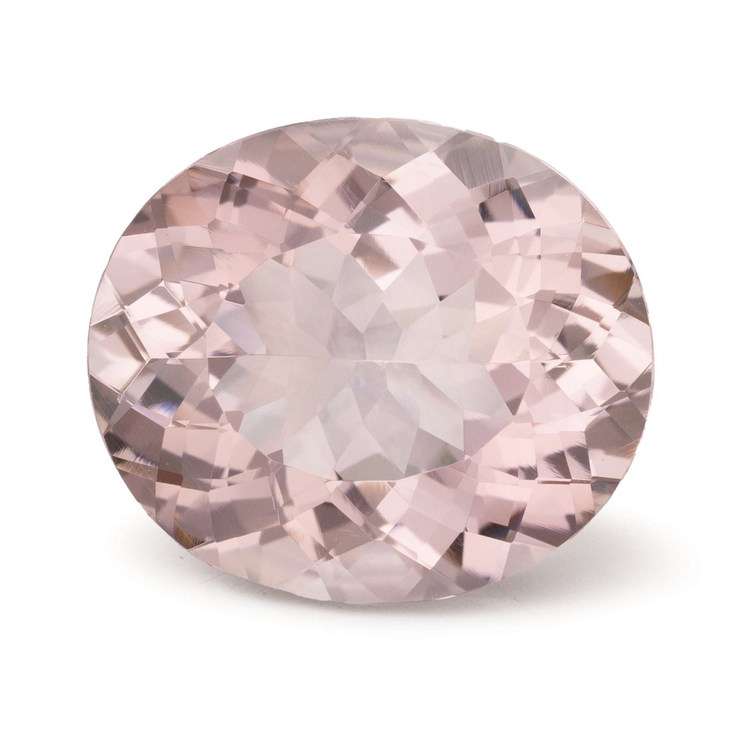 9.06 ct Oval Natural Natural Morganite Morganite – Faceted Cut – N/A Certified — Sapphire Row
