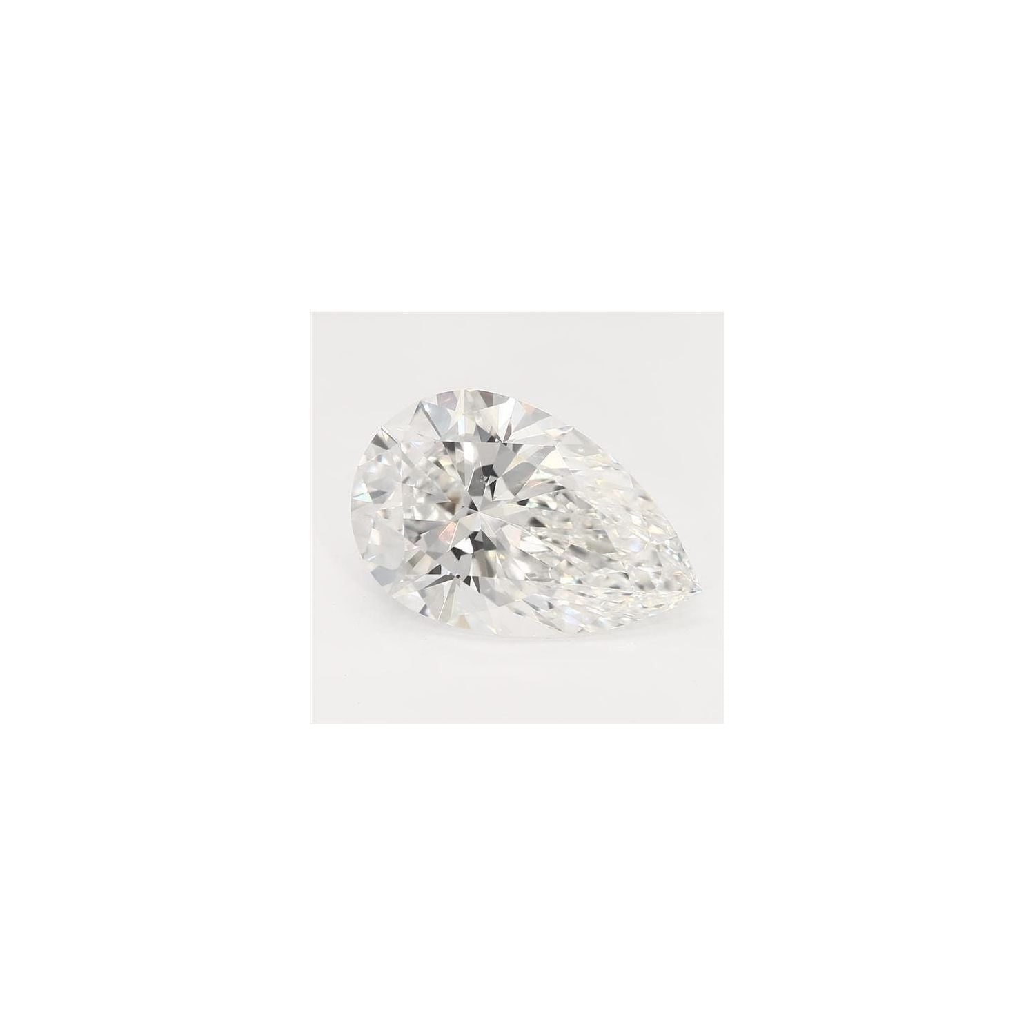 2.55 ct Pear Lab-Grown Diamond – F VS1 – Faceted Cut – GCAL Certified — Sapphire Row