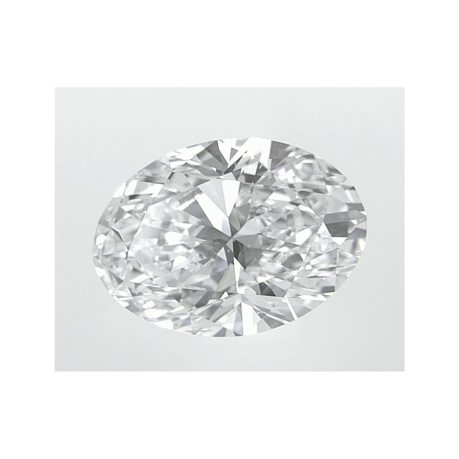 2.50 ct Oval Natural Diamond – D SI1 – Faceted Cut – GIA Certified — Sapphire Row