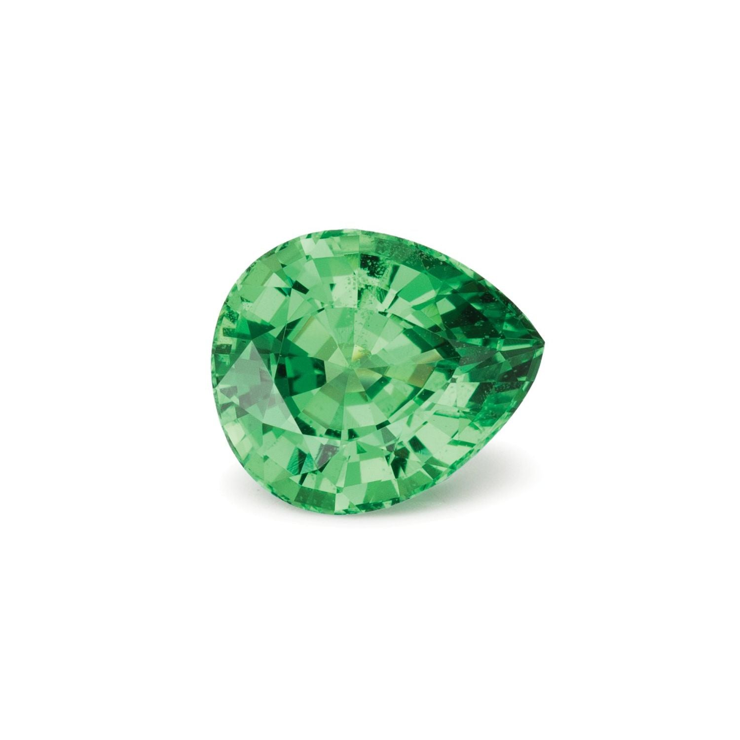 1.97 ct Pear Natural Natural Tsavorite Garnet Tsavorite Garnet – Faceted Cut – N/A Certified — Sapphire Row
