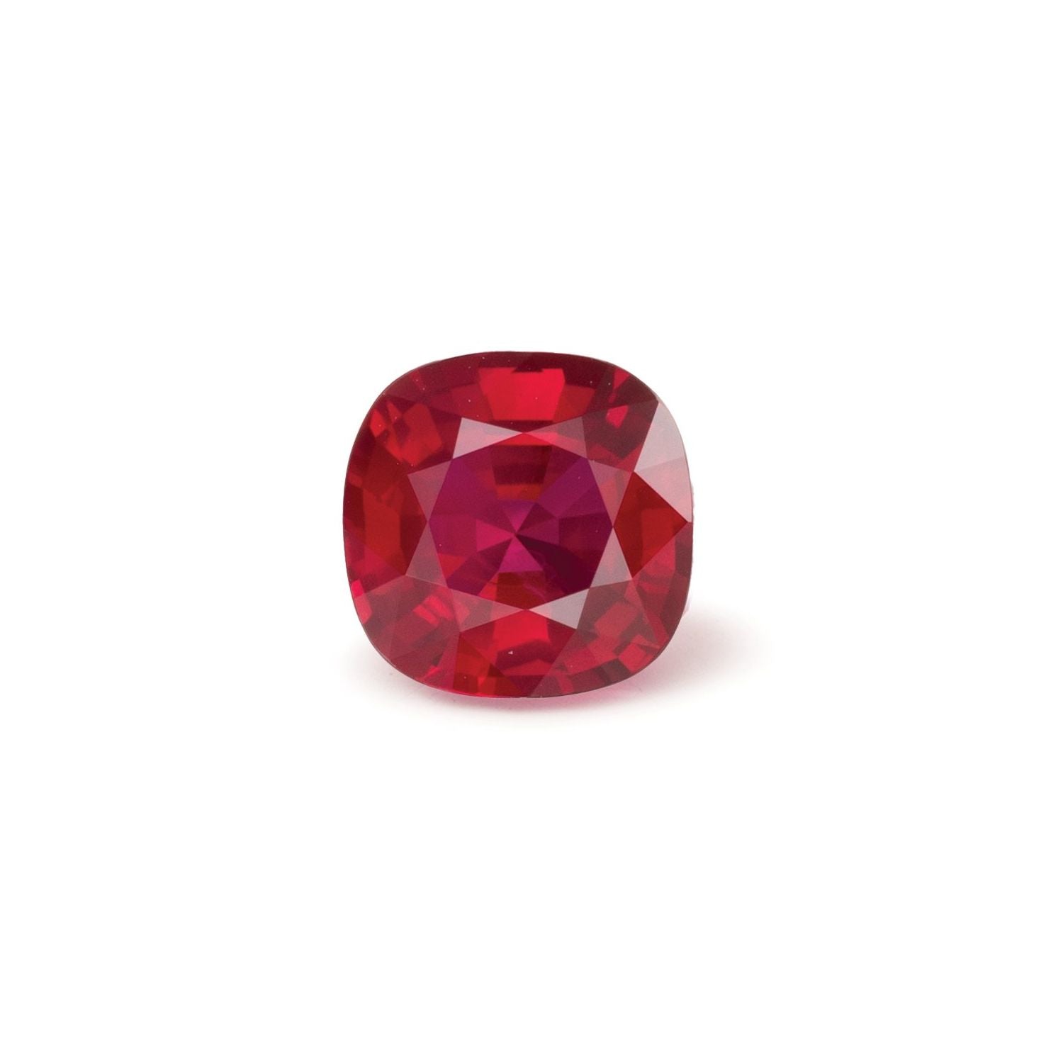 1.04 ct Cushion Natural Natural Ruby Ruby – Faceted Cut – N/A Certified — Sapphire Row