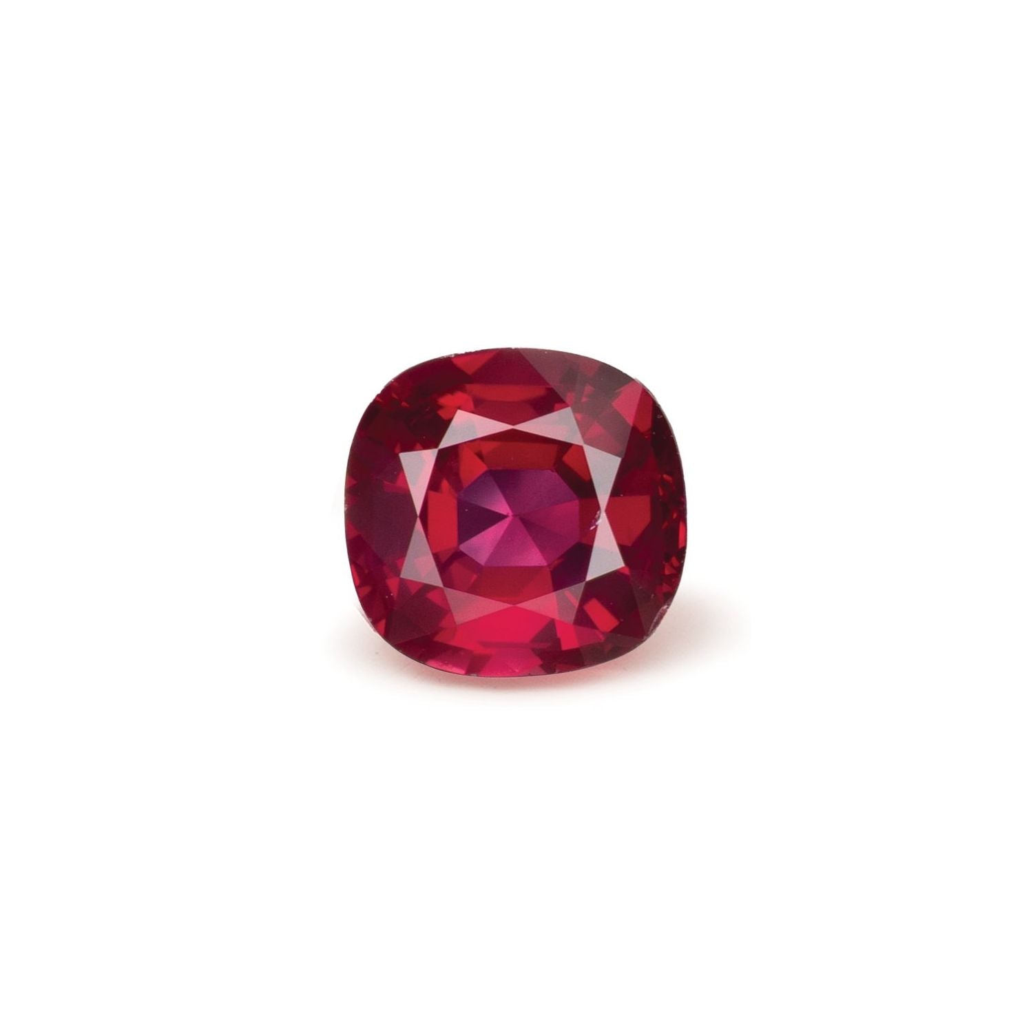 1.07 ct Cushion Natural Natural Ruby Ruby – Faceted Cut – N/A Certified — Sapphire Row