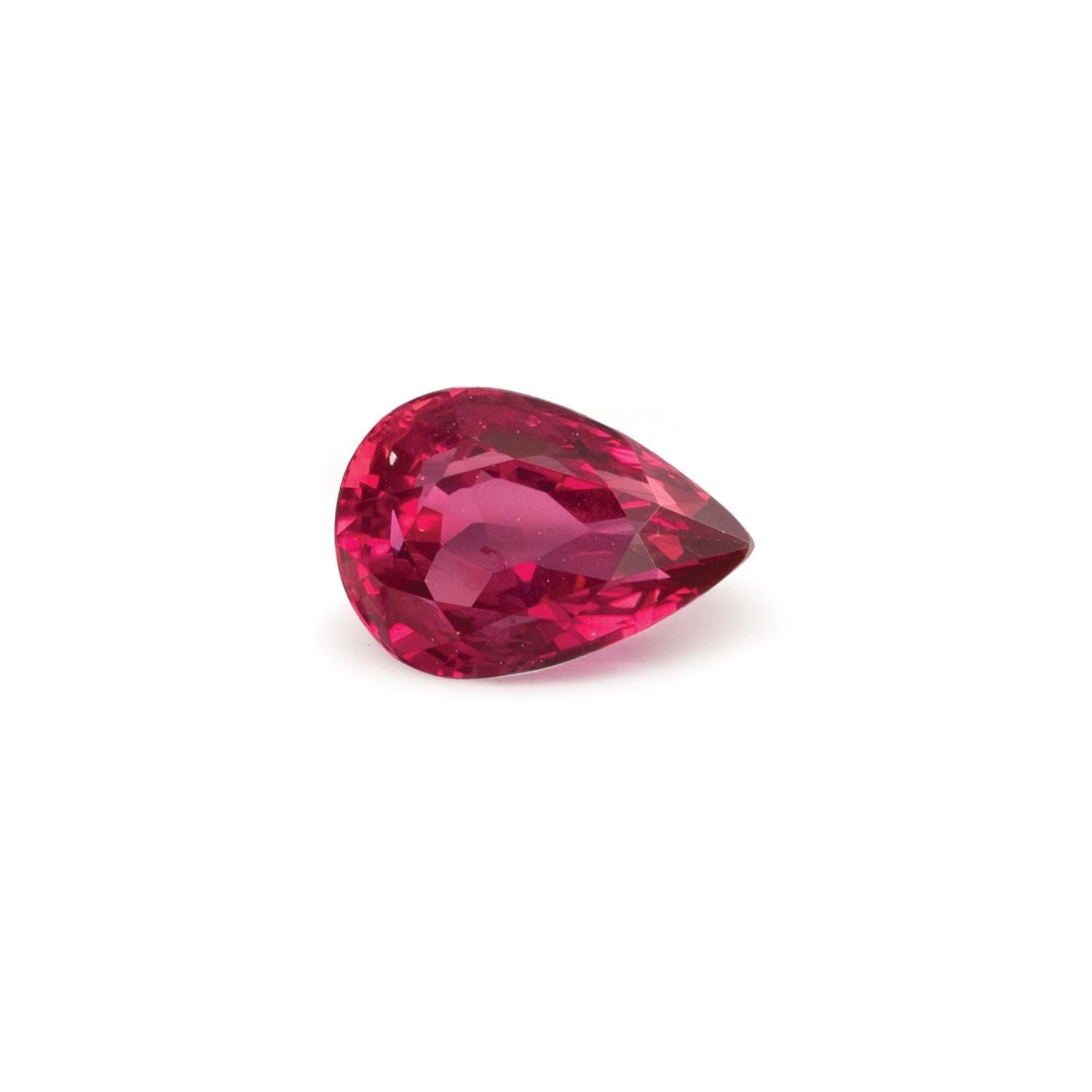 1.02 ct Pear Natural Natural Ruby Ruby – Faceted Cut – N/A Certified — Sapphire Row