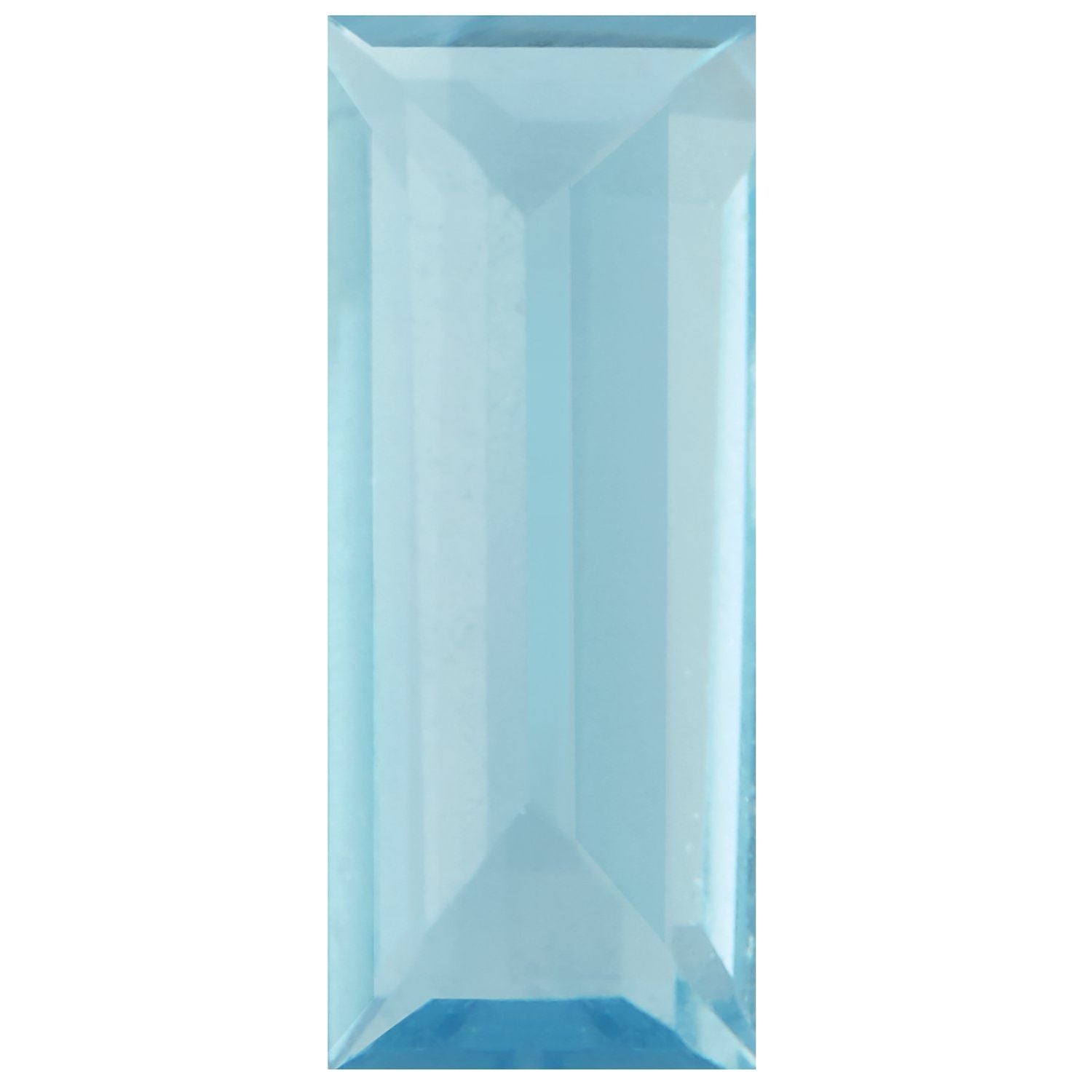 4x2 mm Straight Baguette Natural Aqua Aquamarine – Step-Cut – AA Quality — Sapphire Row
