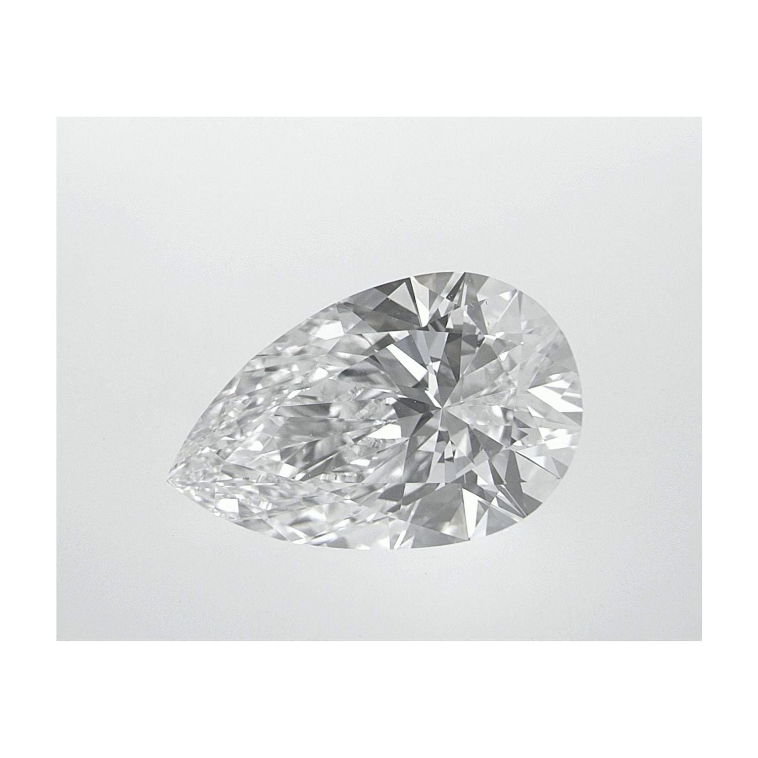 2.92 ct Pear Lab-Grown Diamond – E VVS2 – Faceted Cut – IGI Certified — Sapphire Row
