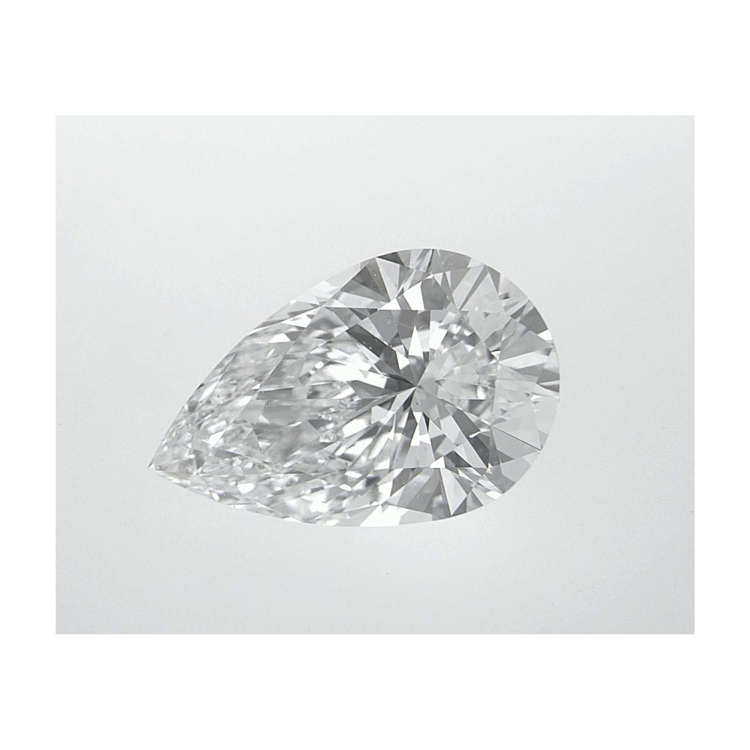 2.77 ct Pear Lab-Grown Diamond – E VS1 – Faceted Cut – IGI Certified — Sapphire Row