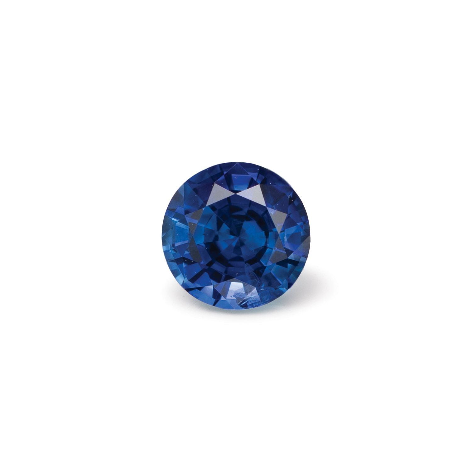 1.01 ct Round Natural Natural Sapphire Sapphire – Faceted Cut – N/A Certified — Sapphire Row