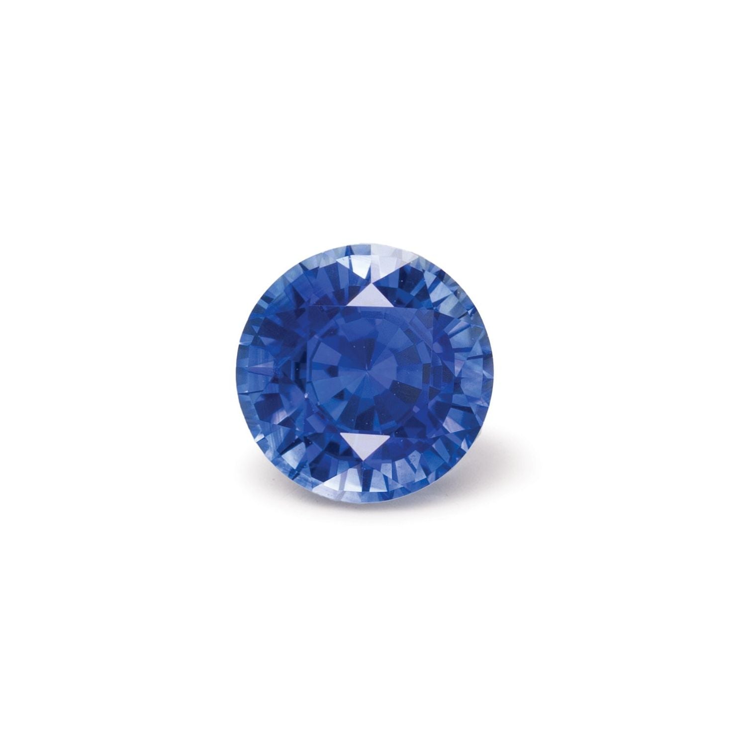 1.45 ct Round Natural Natural Sapphire Sapphire – Faceted Cut – N/A Certified — Sapphire Row