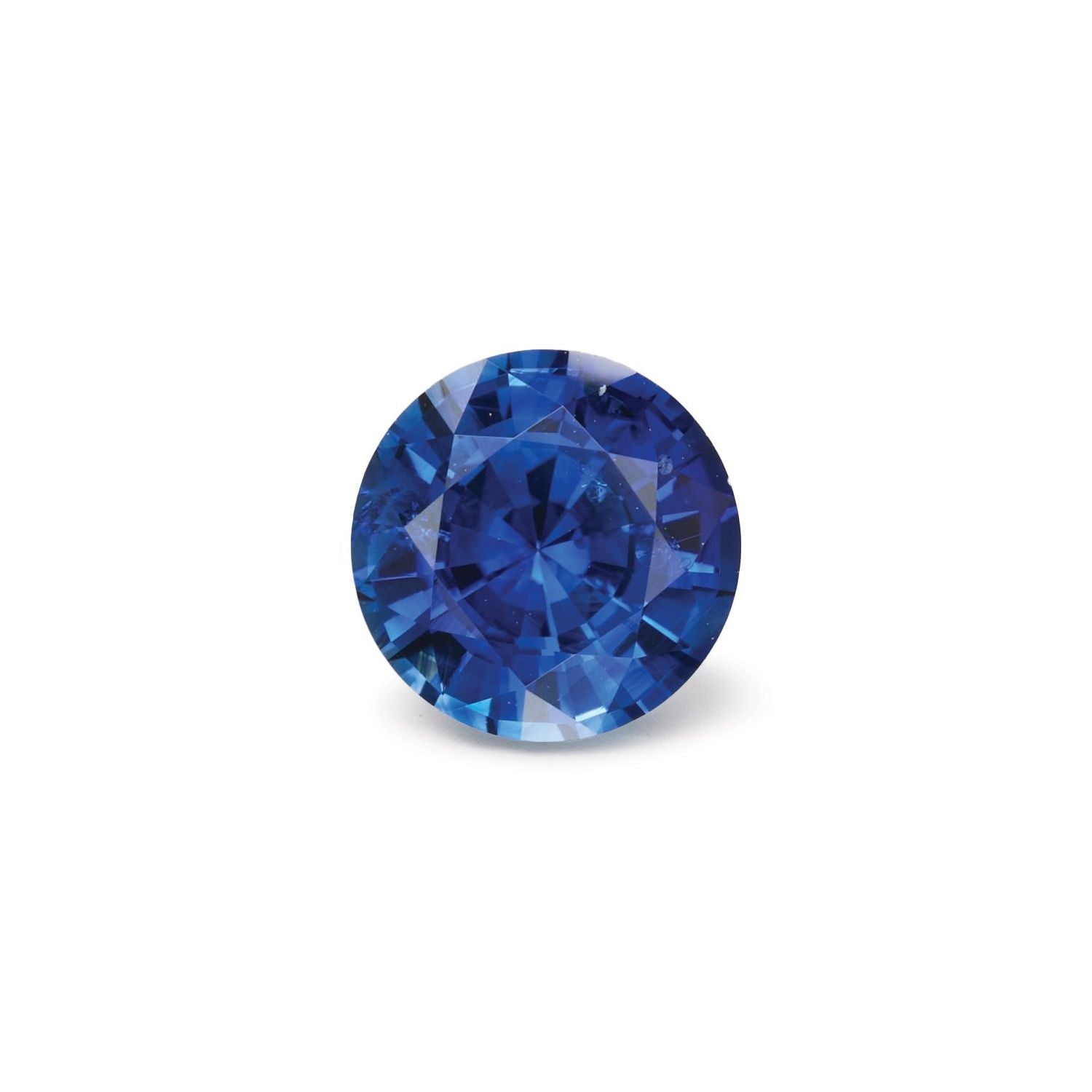 1.46 ct Round Natural Natural Sapphire Sapphire – Faceted Cut – N/A Certified — Sapphire Row