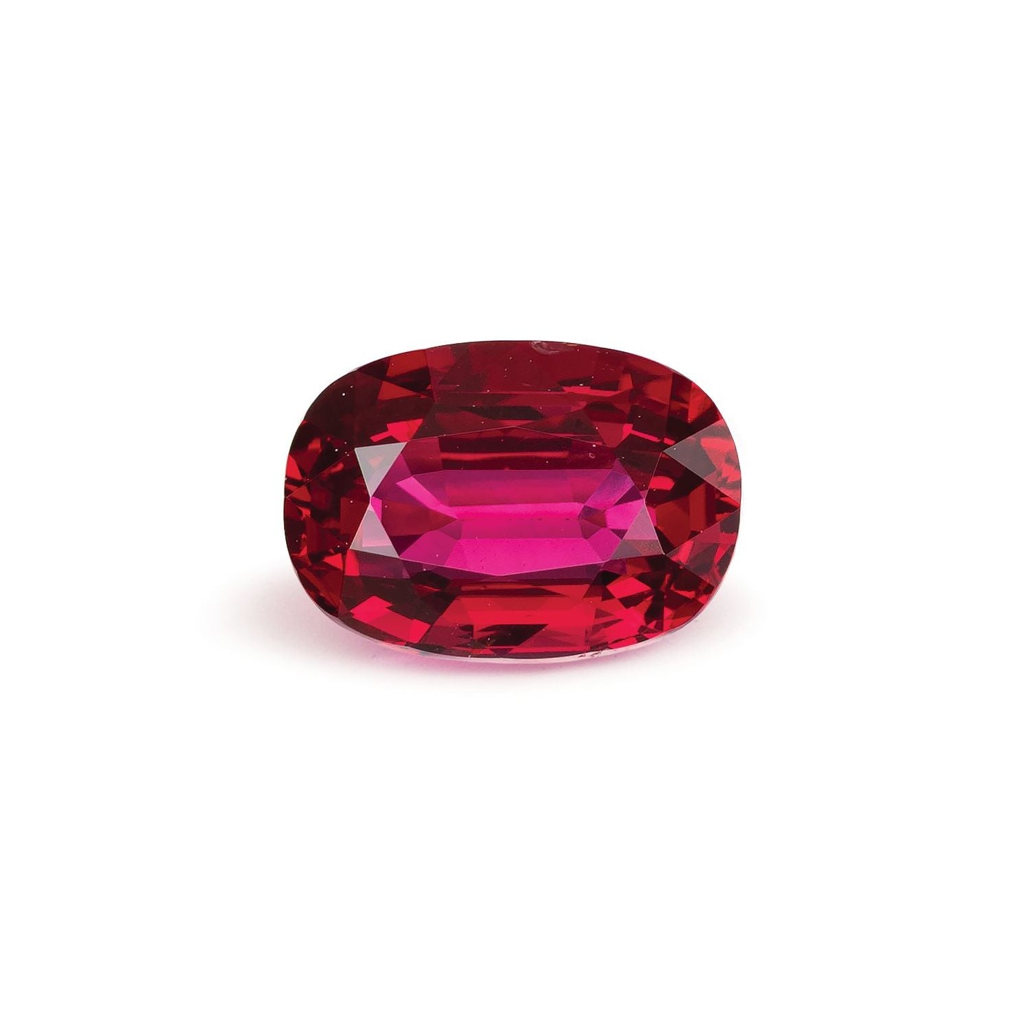 1.74 ct Antique Cushion Natural Natural Ruby Ruby – Faceted Cut – GIA Certified — Sapphire Row