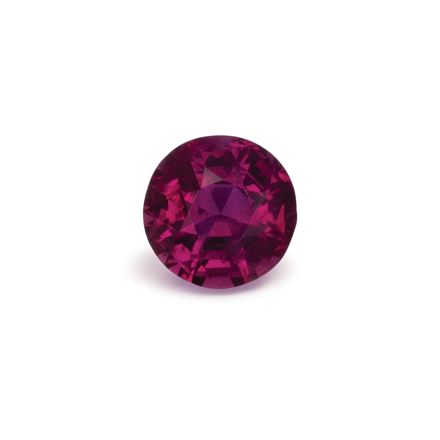 1.29 ct Round Natural Natural Ruby Ruby – Faceted Cut – N/A Certified — Sapphire Row
