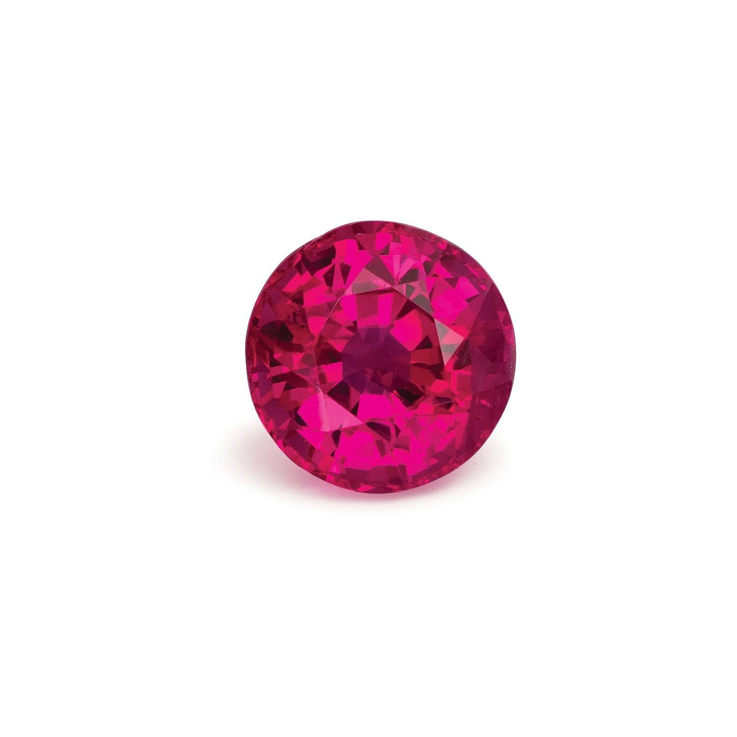 1.70 ct Round Natural Natural Ruby Ruby – Faceted Cut – N/A Certified — Sapphire Row