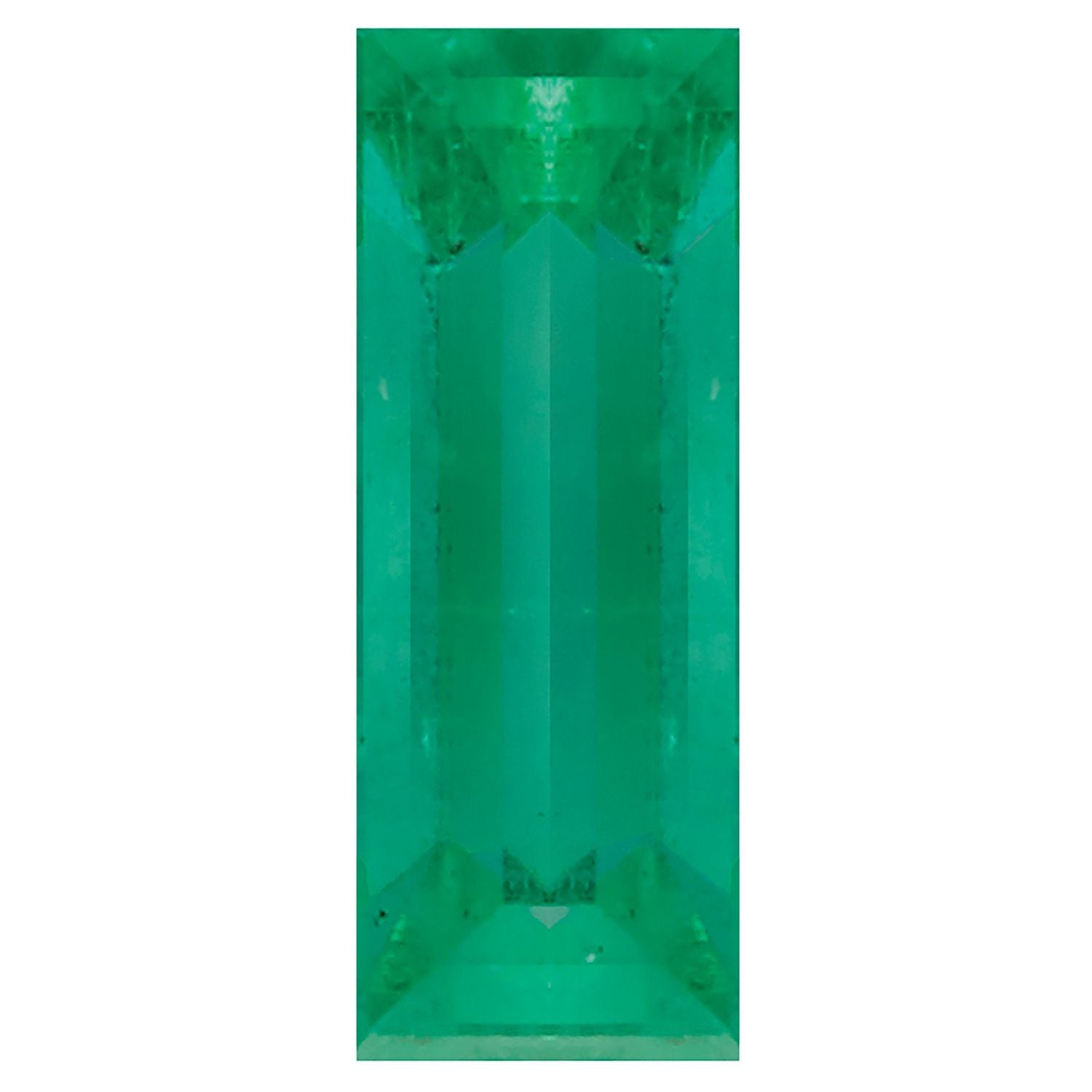 4x2 mm Straight Baguette Natural Green Emerald – Step-Cut – A Quality — Sapphire Row